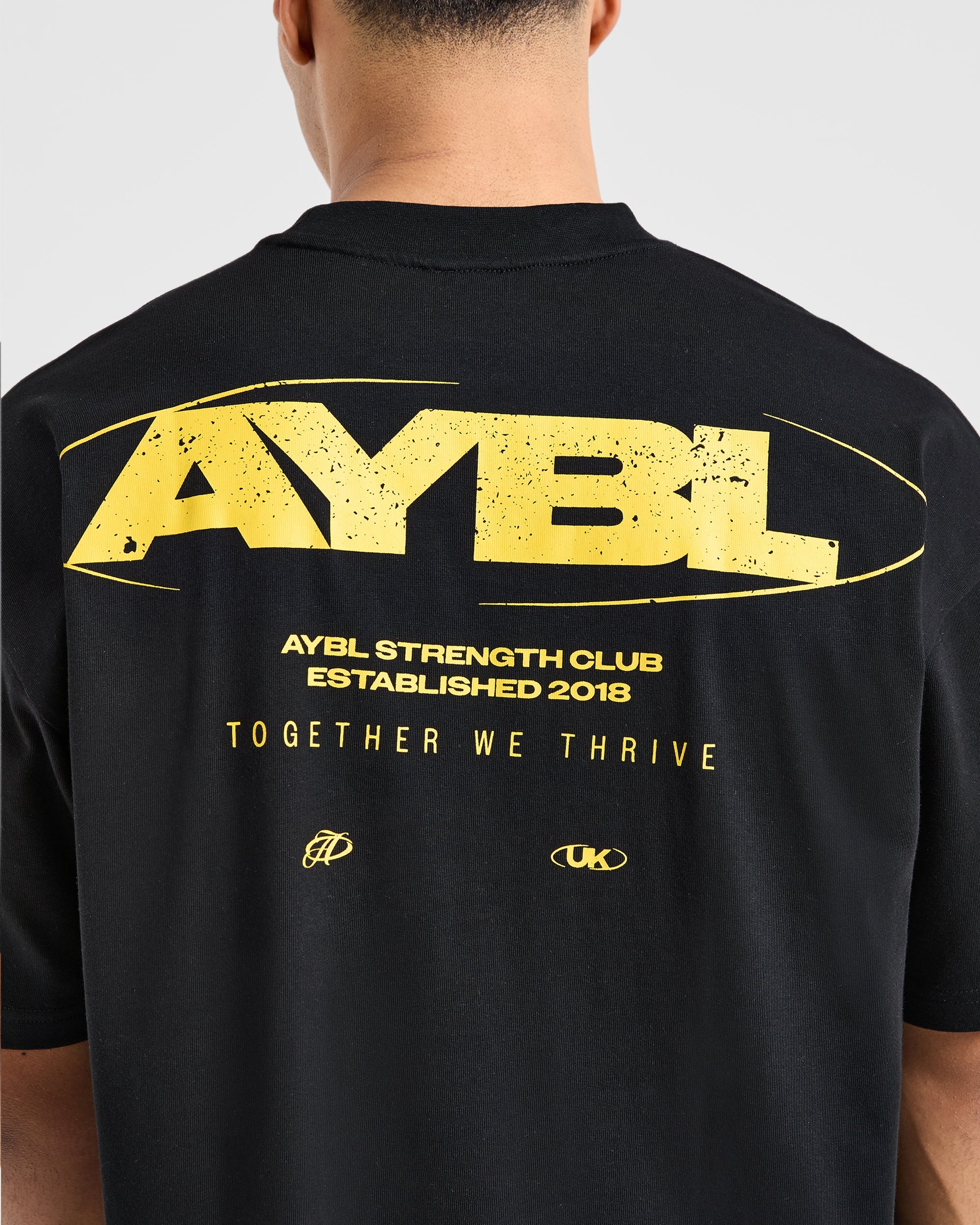 Orbit Oversized T Shirt - Black/Yellow