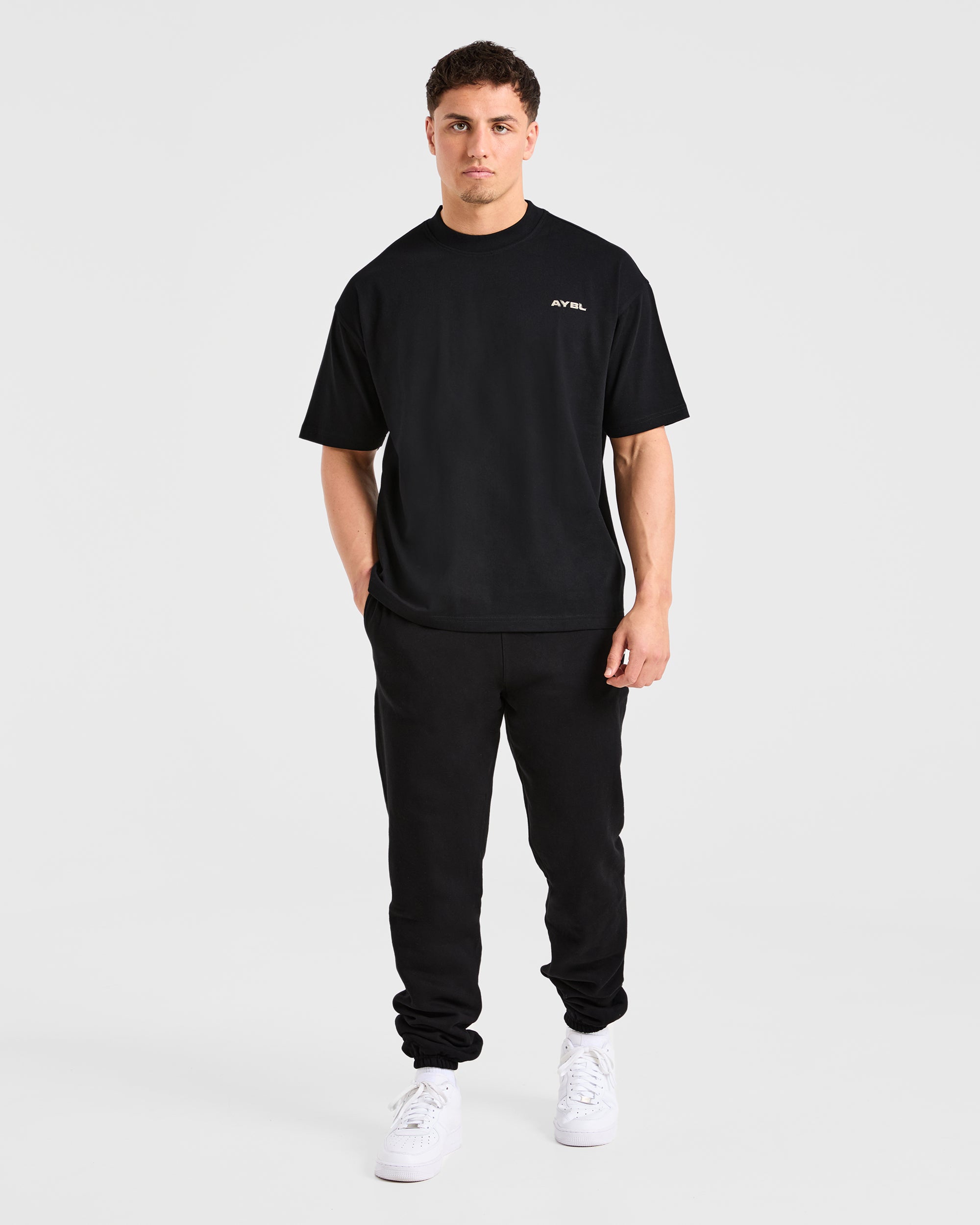 Blur Oversized T Shirt - Black