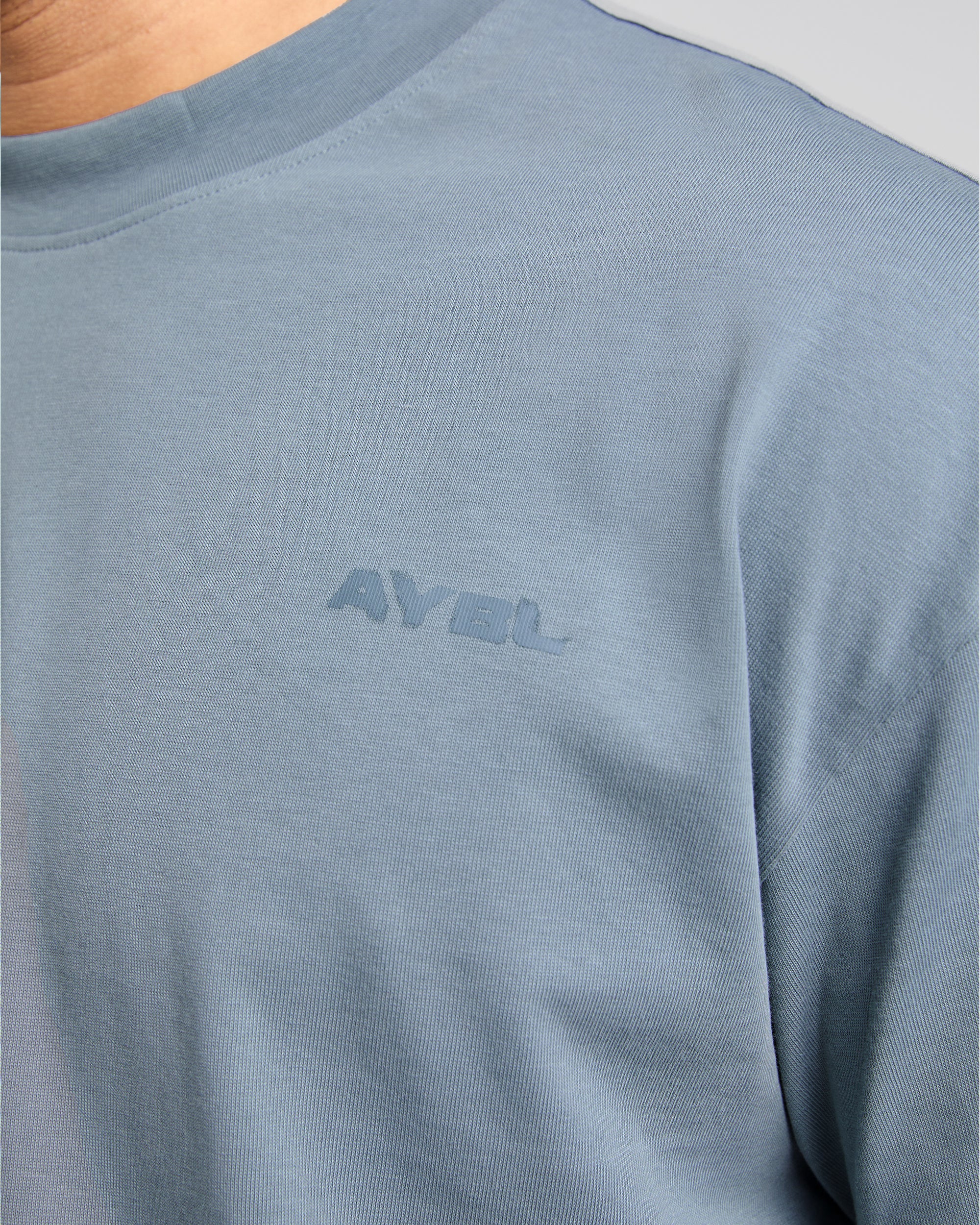 Blur Oversized T Shirt - Steel Blue