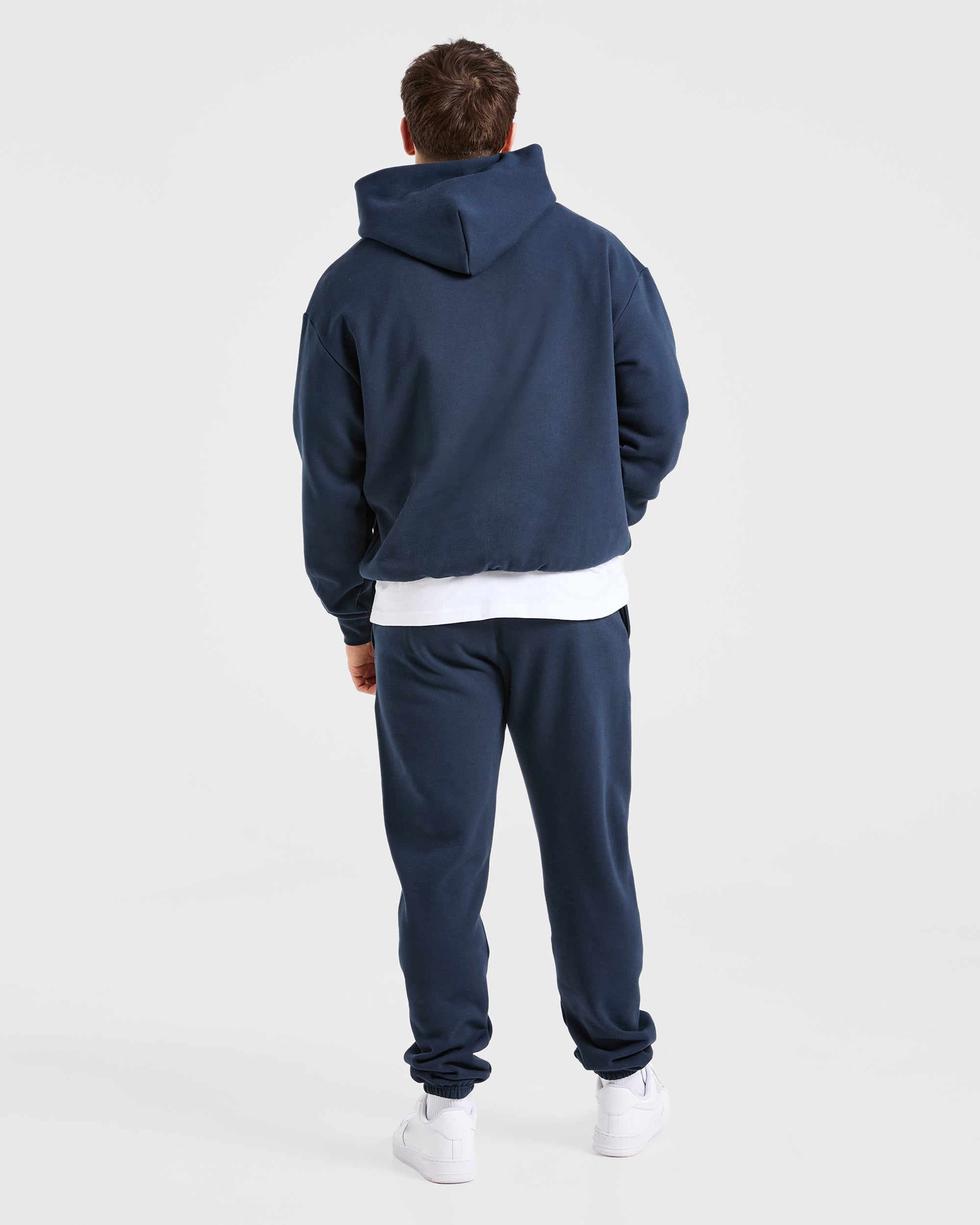 Essential Oversized Hoodie - Navy