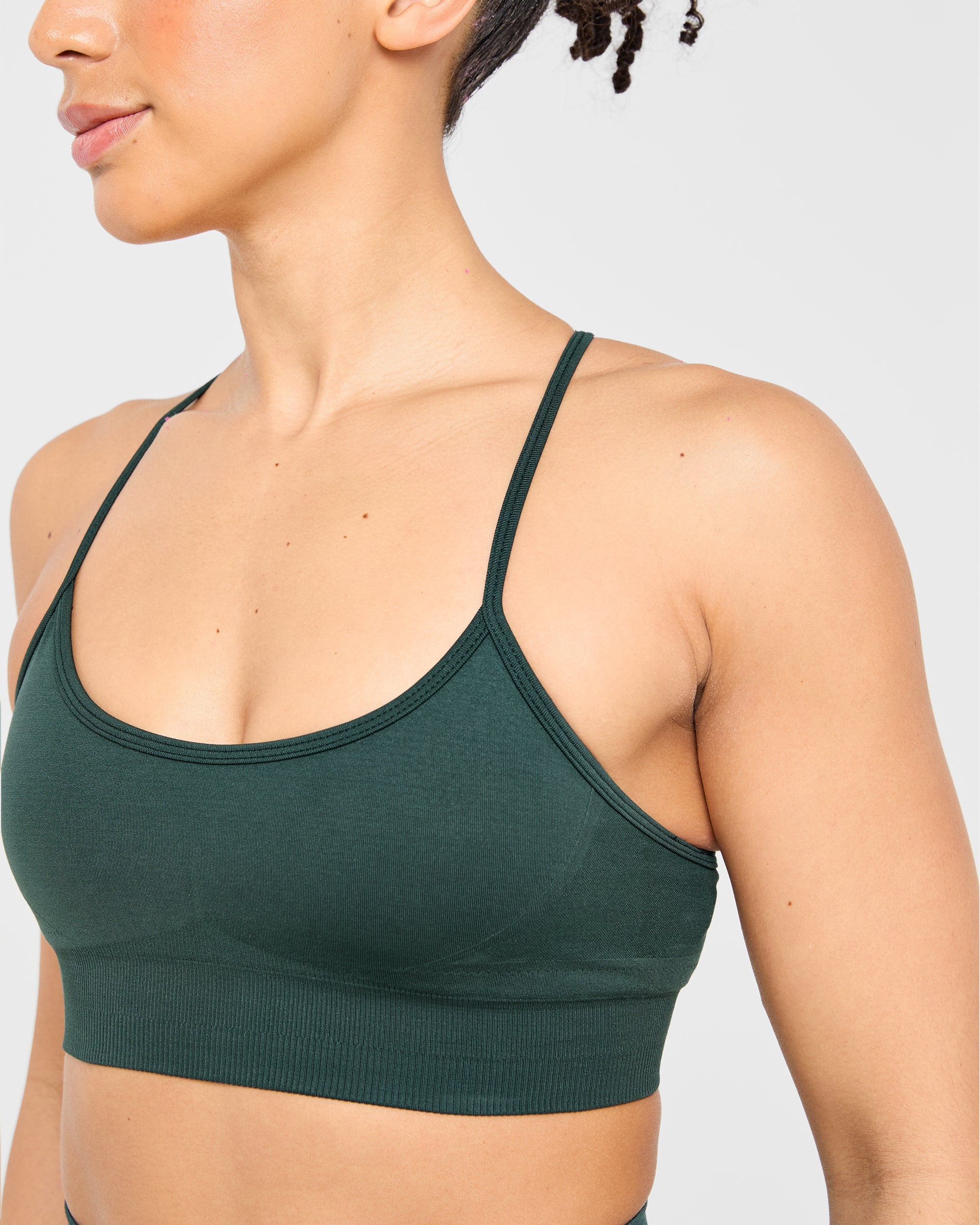 Empower Seamless Sports Bra - Dark Green