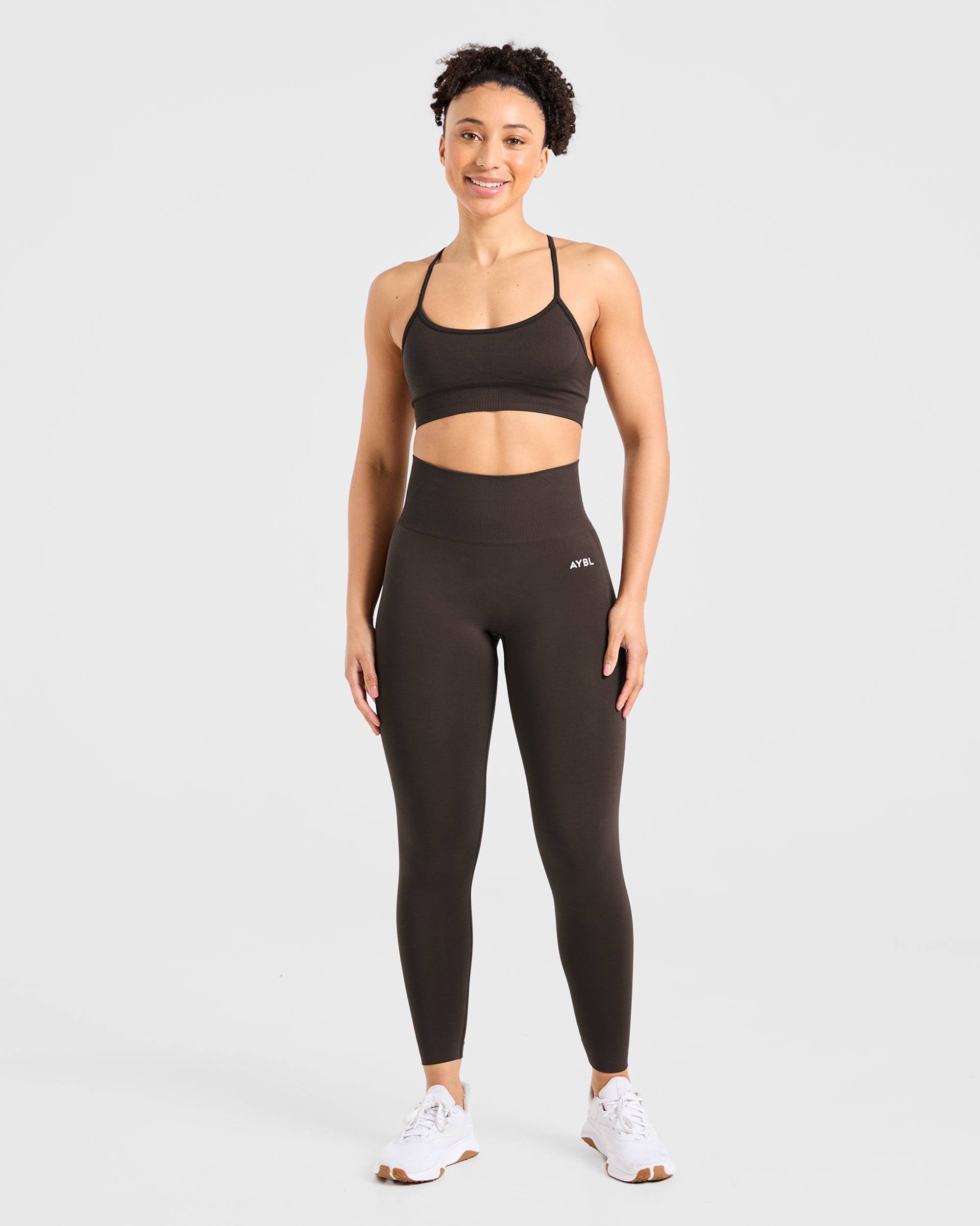 Empower Seamless Leggings - Cocoa Brown