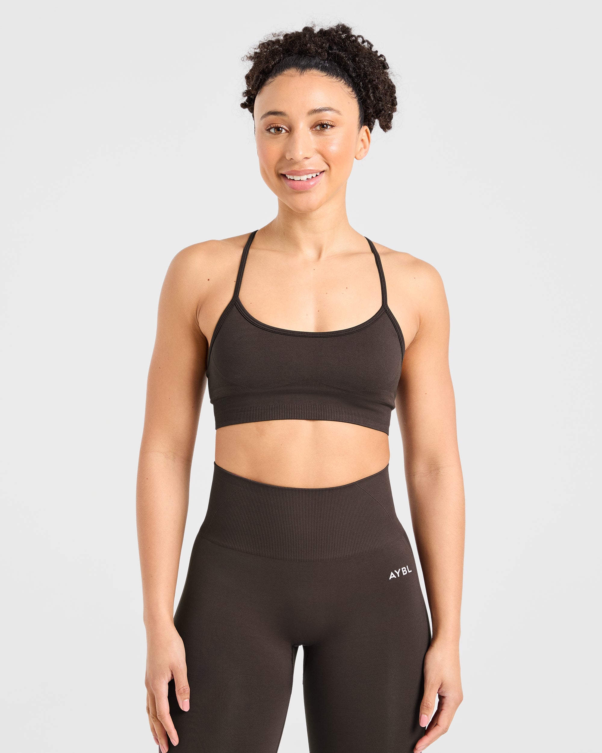 Empower Seamless Sports Bra - Cocoa Brown