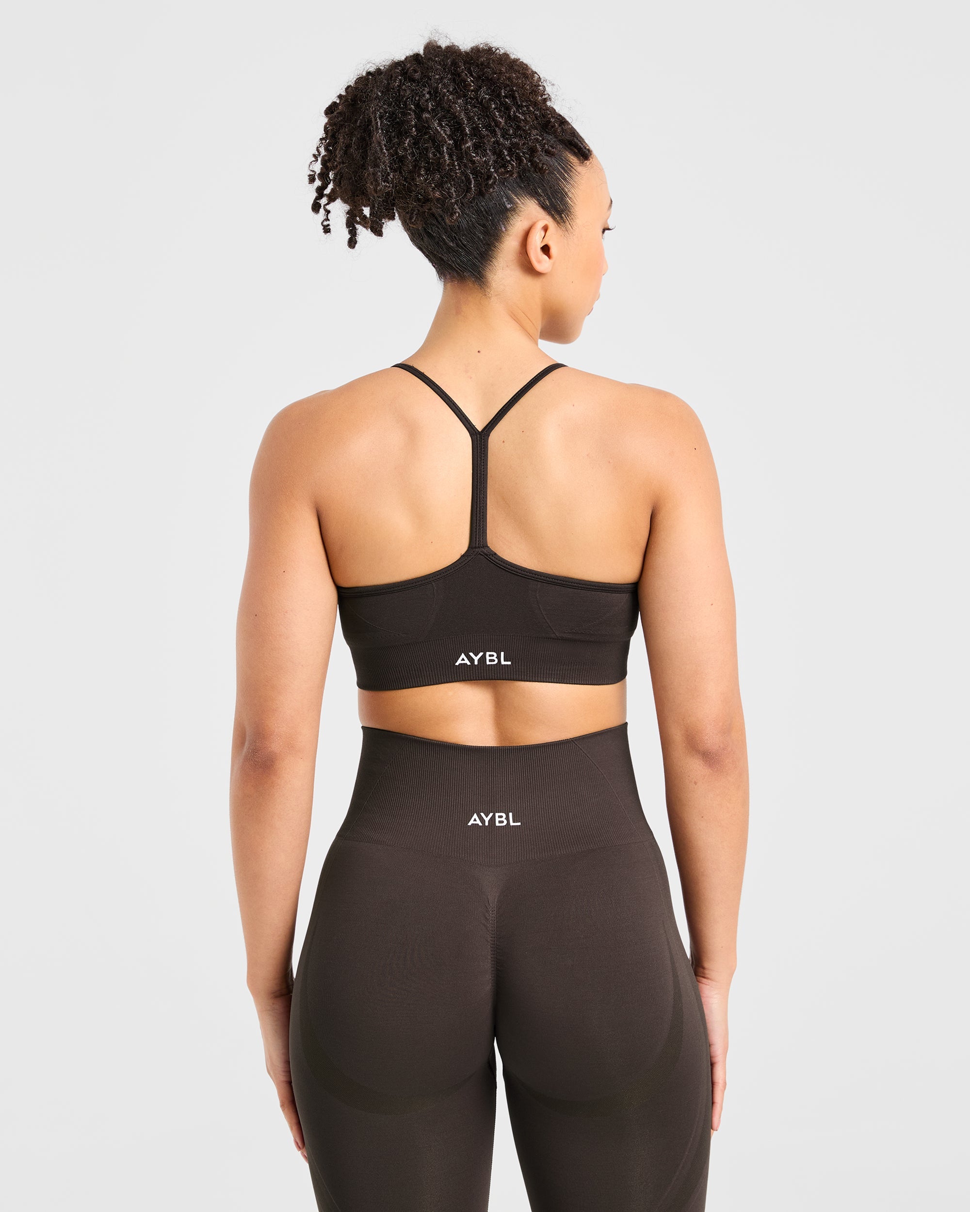 Empower Seamless Sports Bra - Cocoa Brown