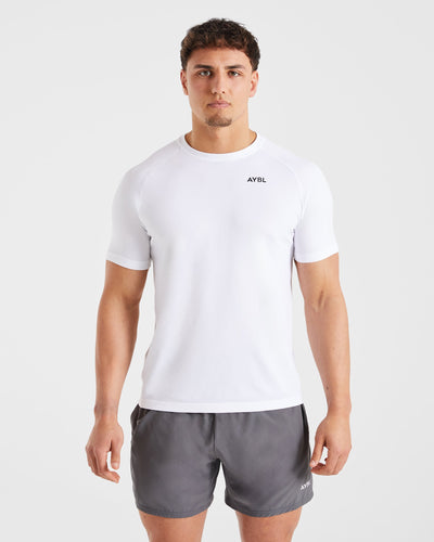 Ascend Seamless T Shirt - White
