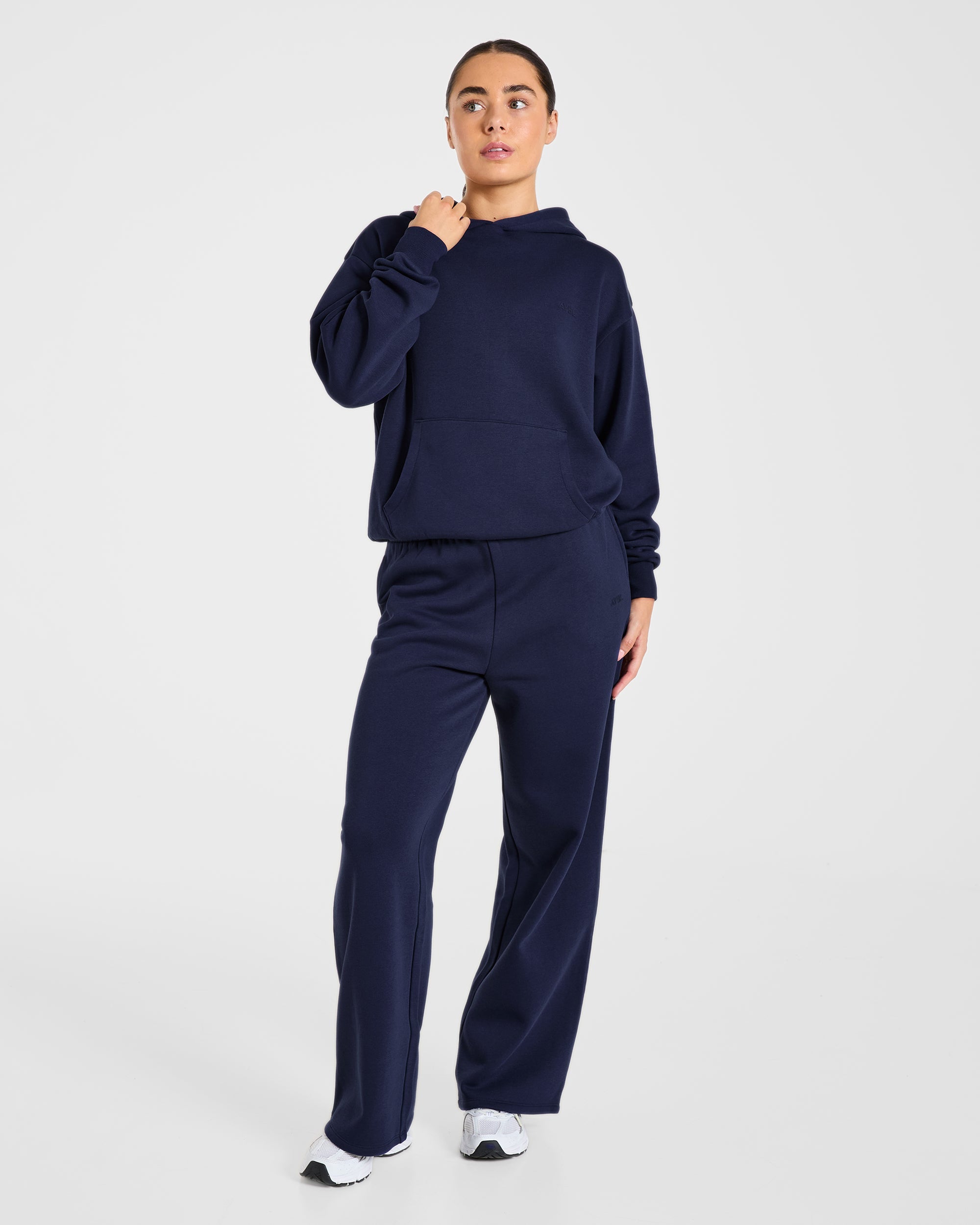 Lifestyle Oversized Hoodie - Navy