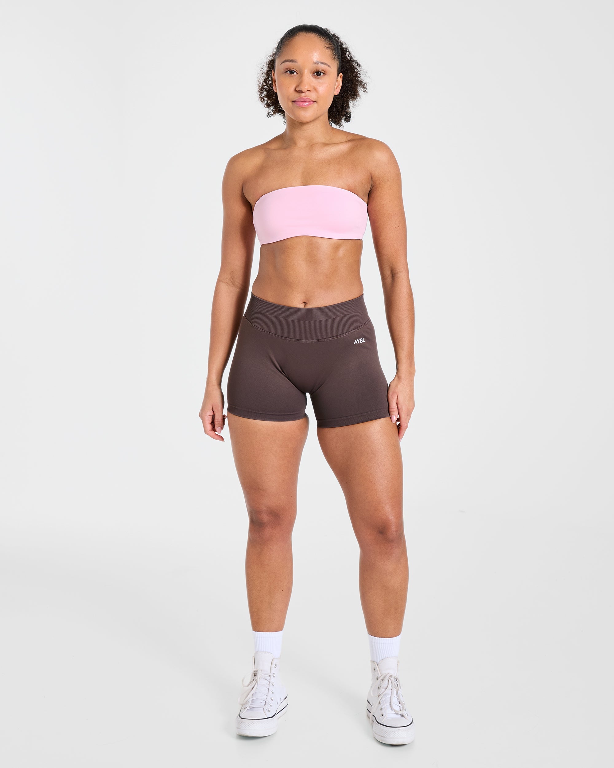 Essential Bandeau Sports Bra - Pink