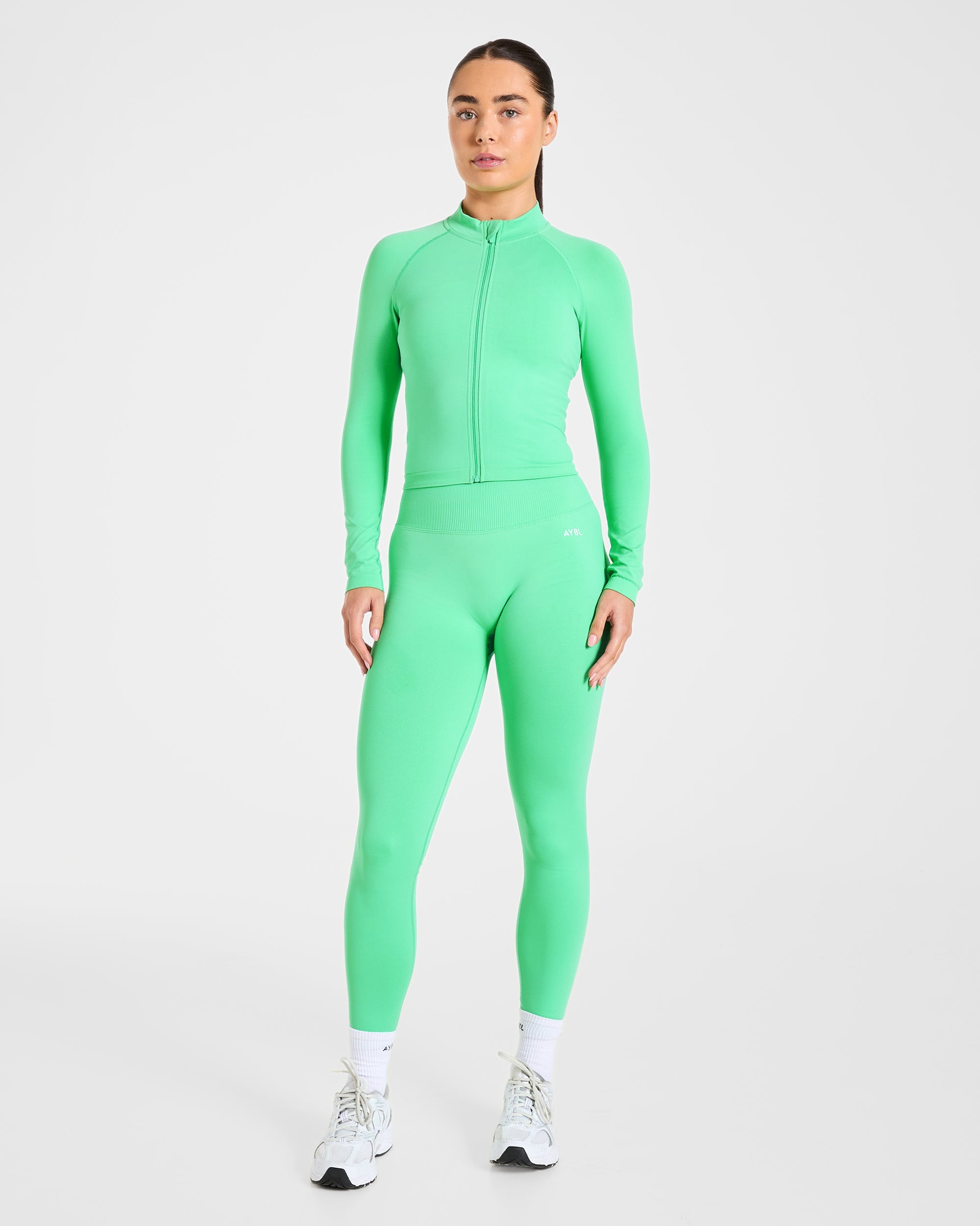 Enhance Seamless Jacket - Mint Green