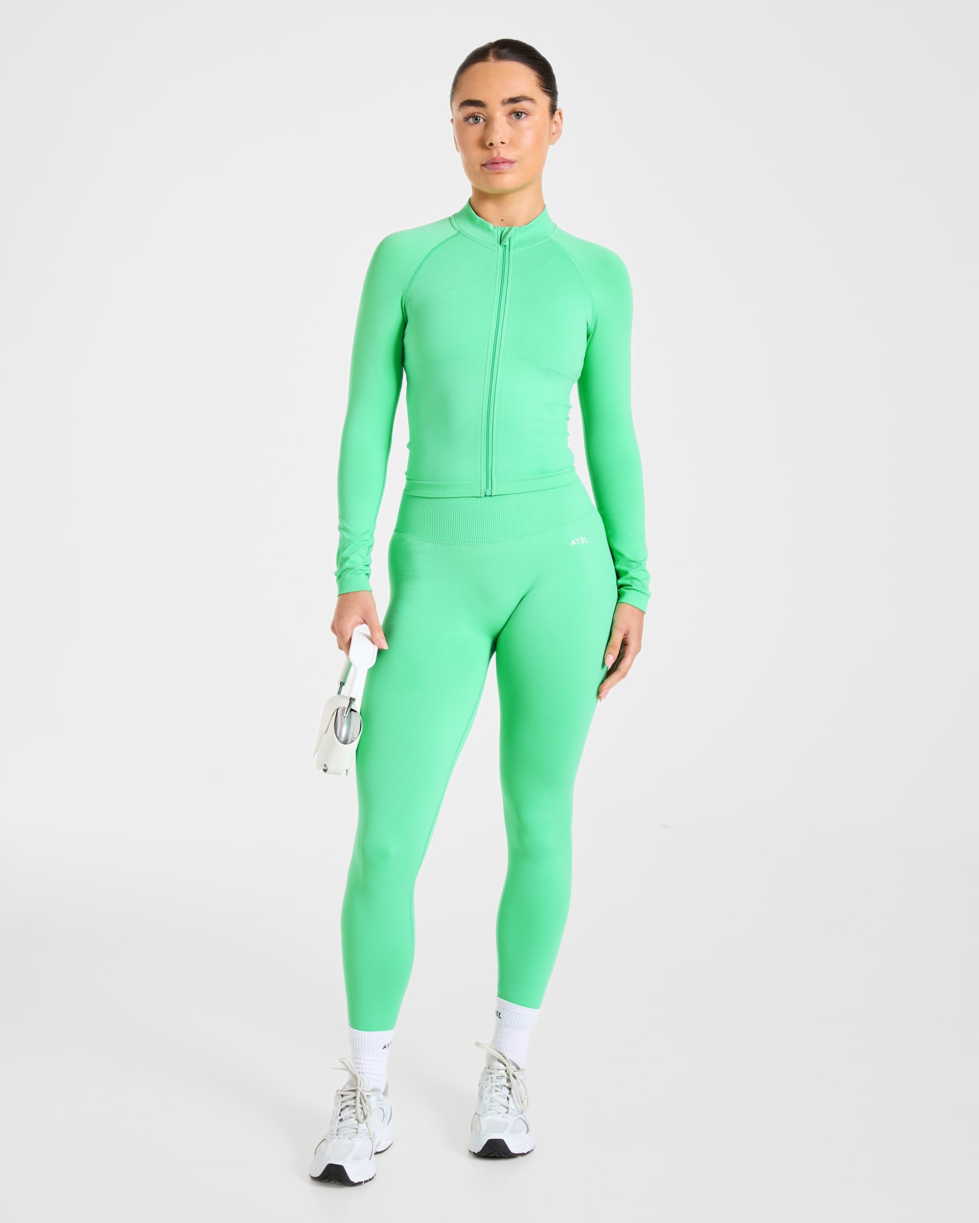 Enhance Seamless Jacket - Mint Green