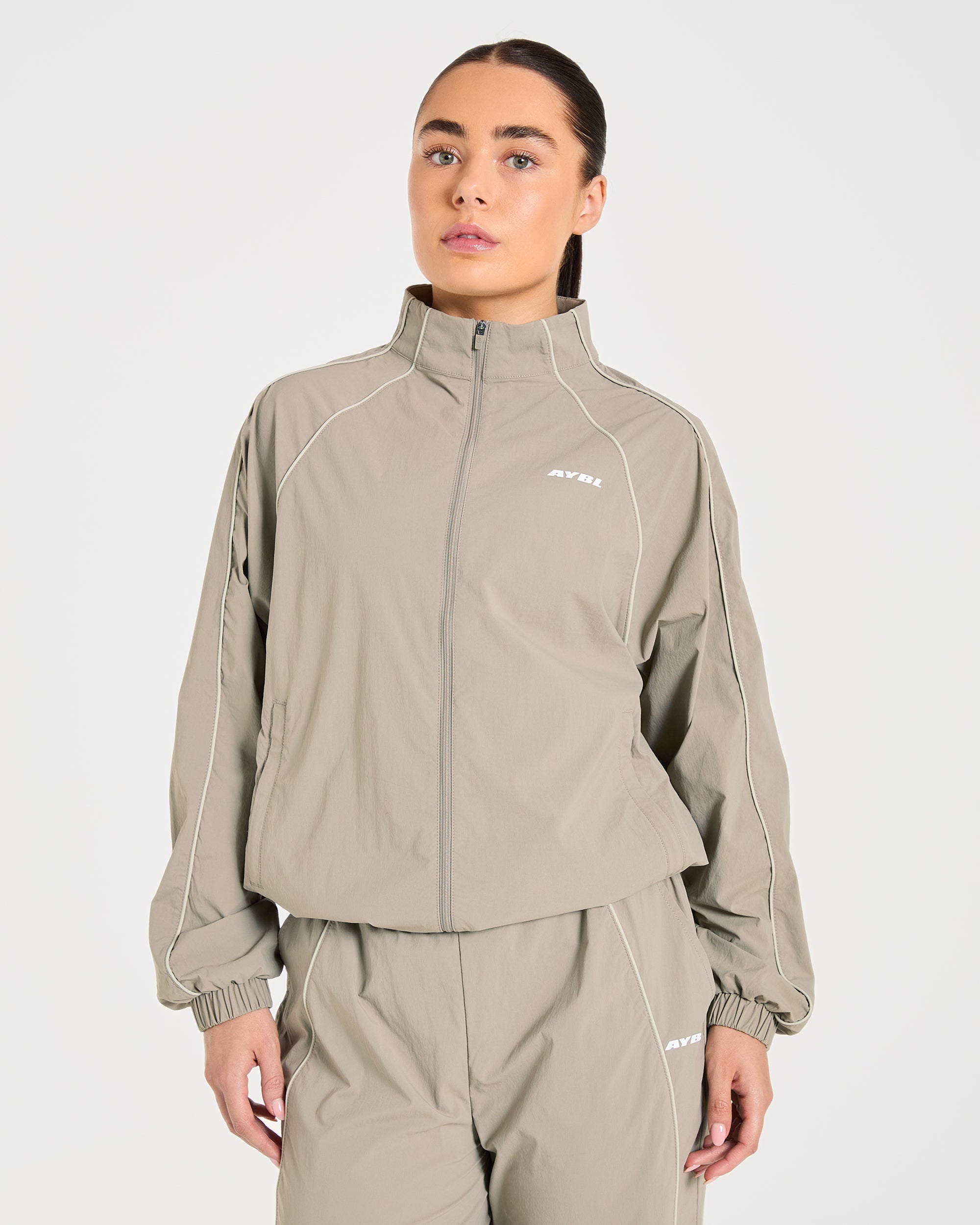 Retro Track Jacket - Black