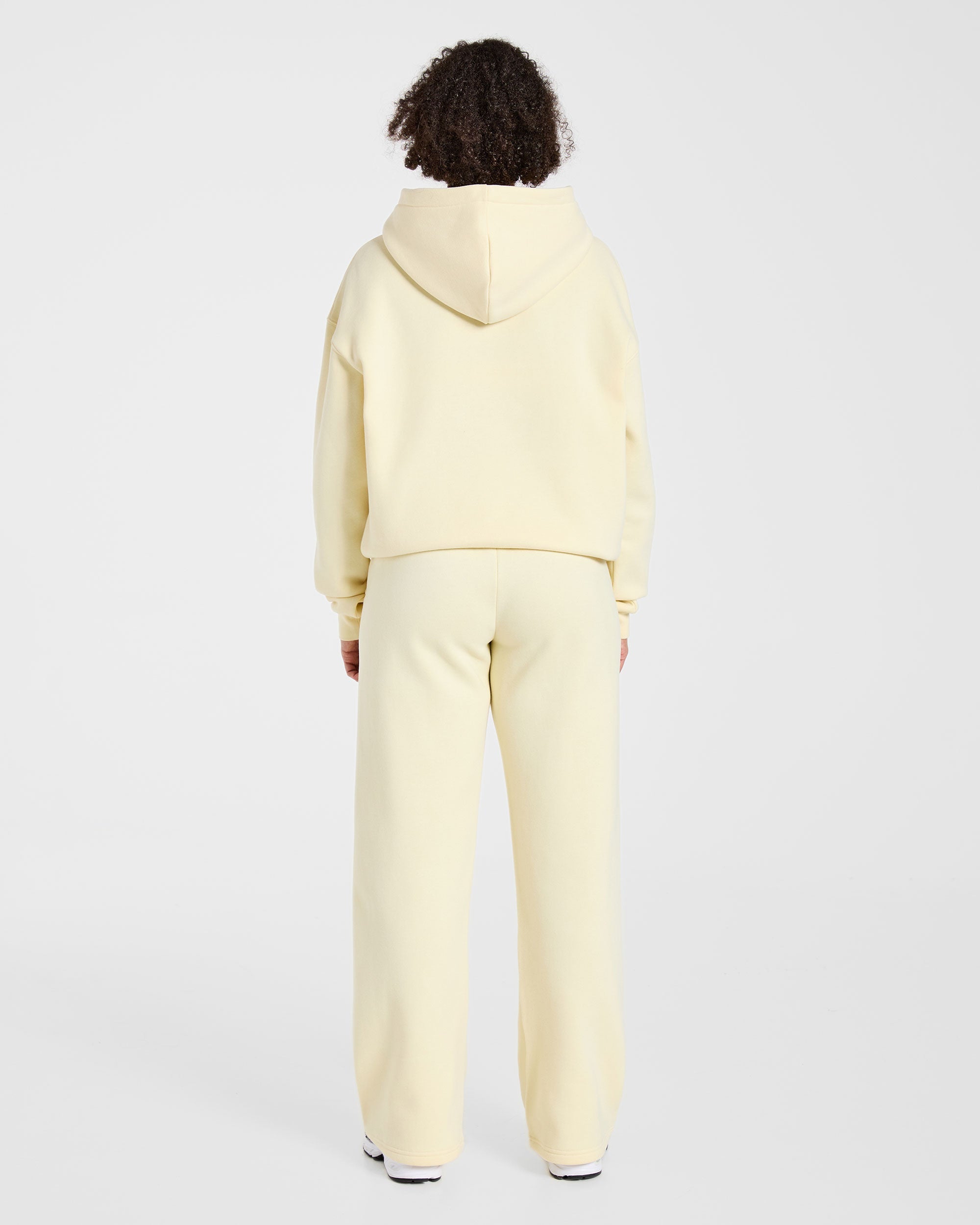 Varsity 2.0 Oversized Hoodie - Butter Yellow