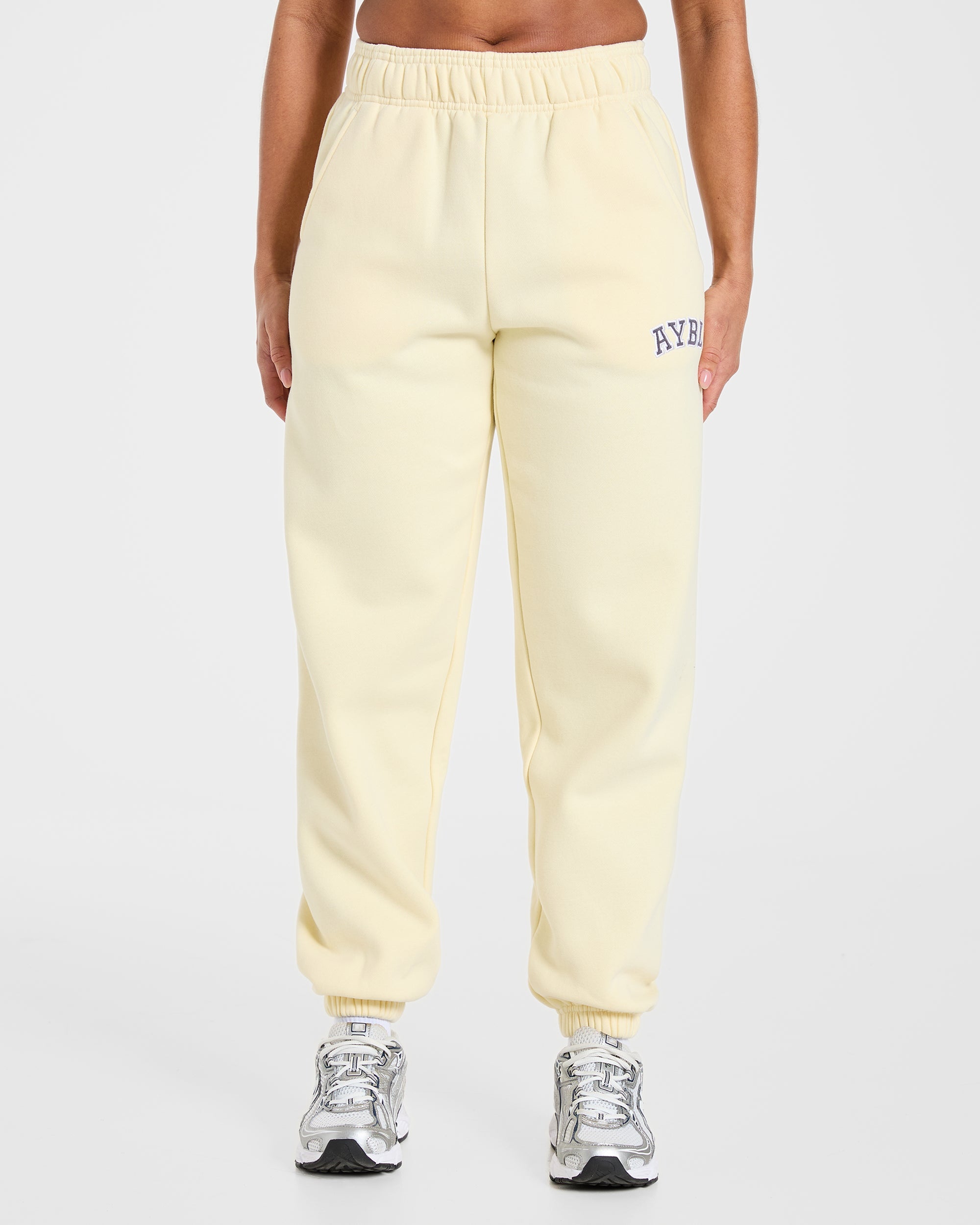 Varsity 2.0 Oversized Joggers - Butter Yellow
