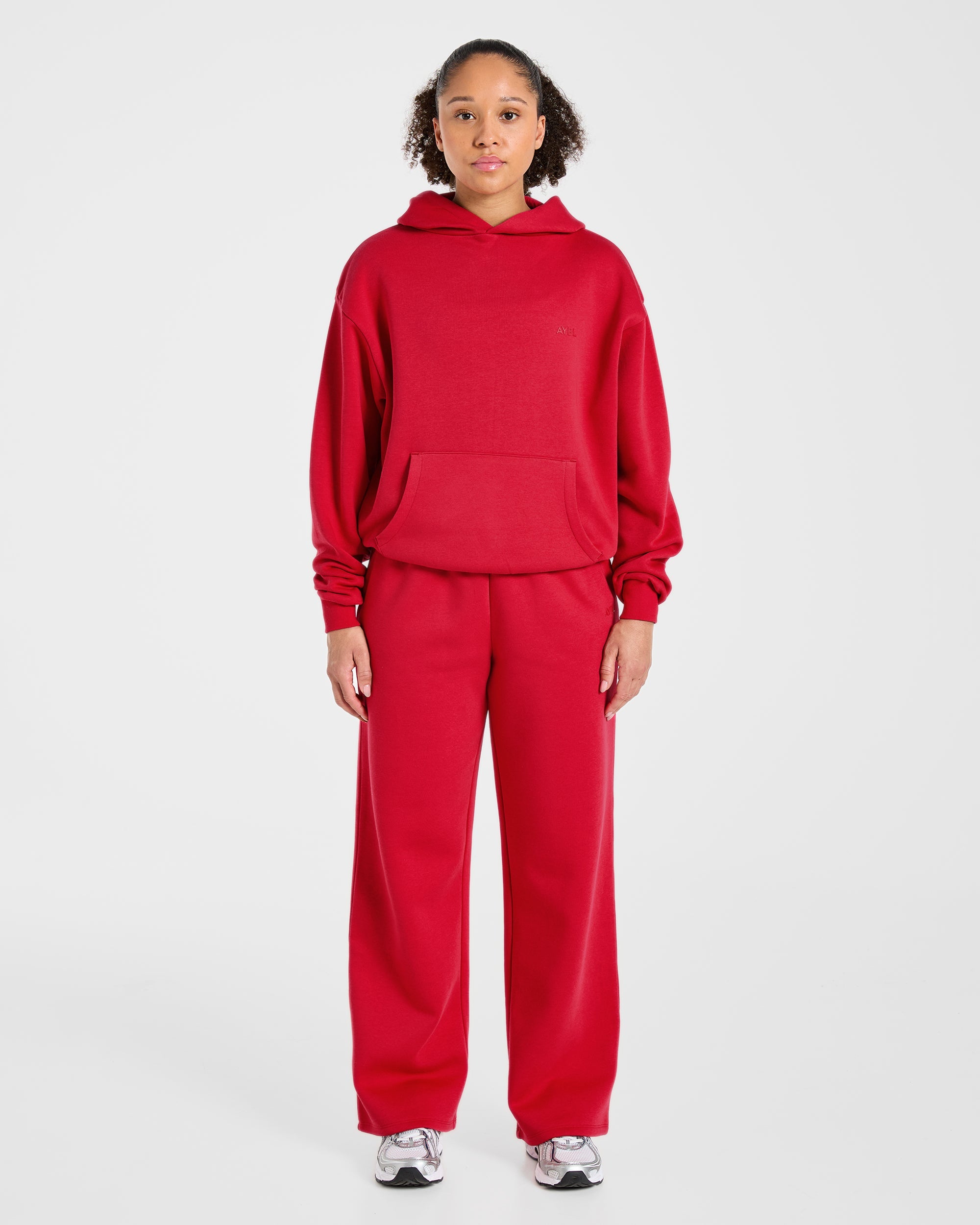 Lifestyle Oversized Hoodie - Red