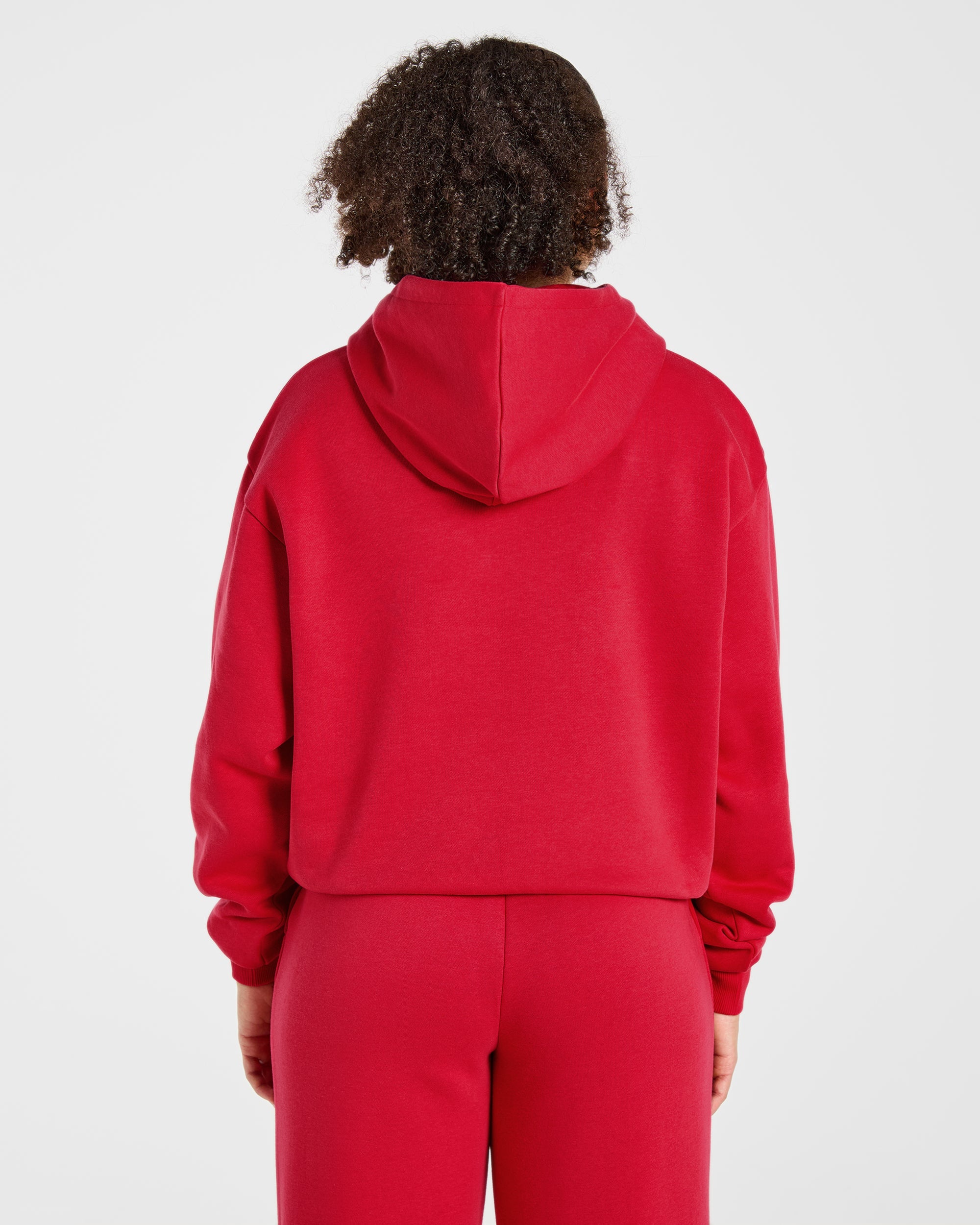 Lifestyle Oversized Hoodie - Red