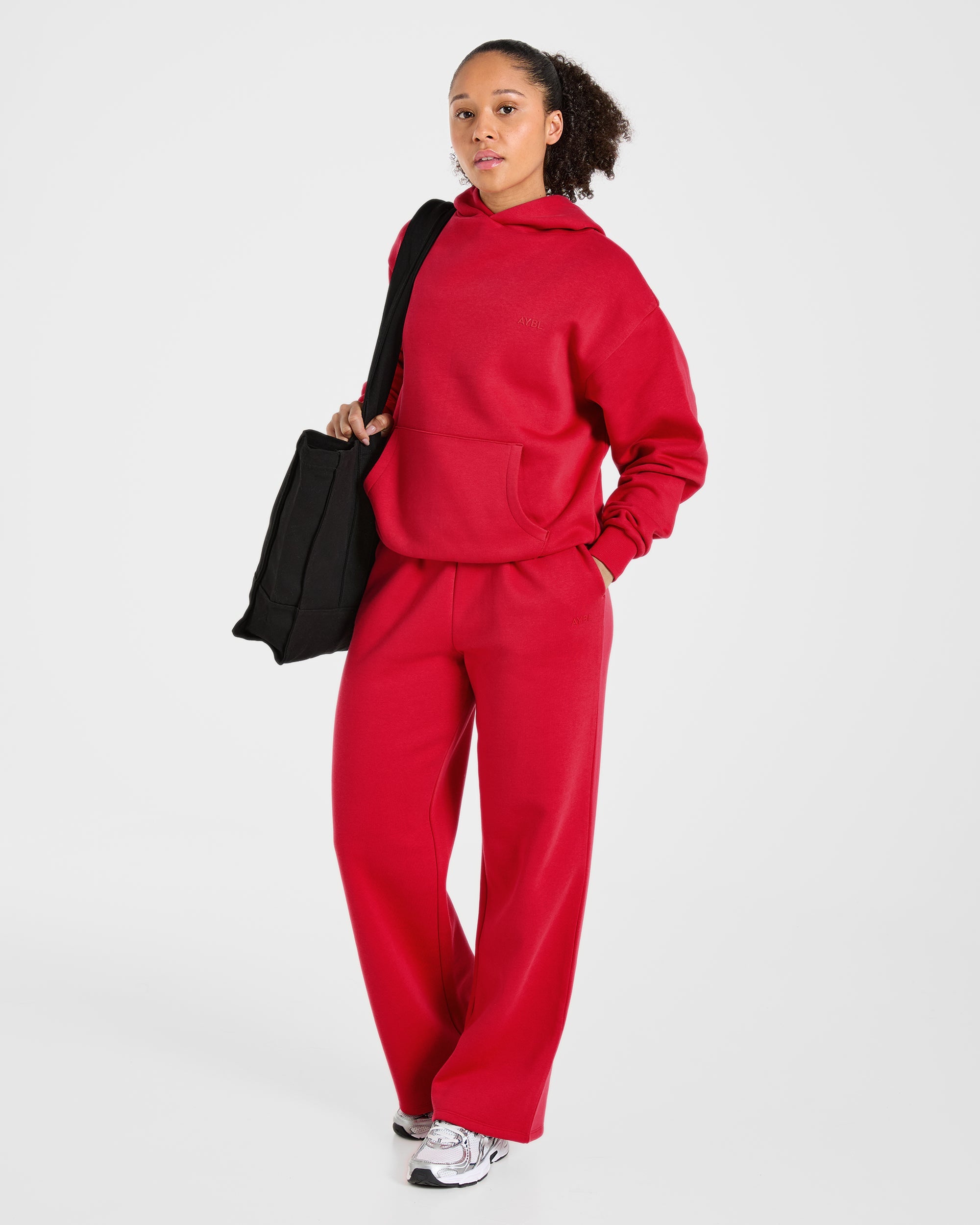 Lifestyle Oversized Hoodie - Red