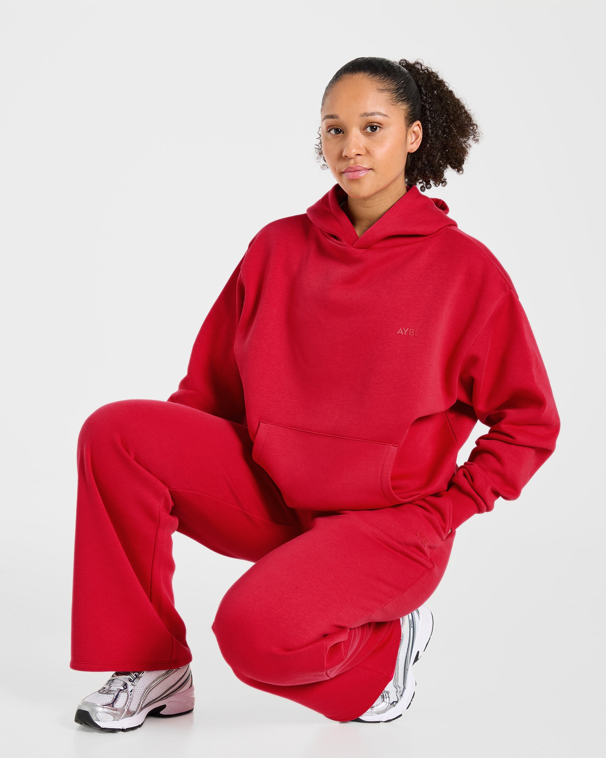 Lifestyle Oversized Hoodie - Red