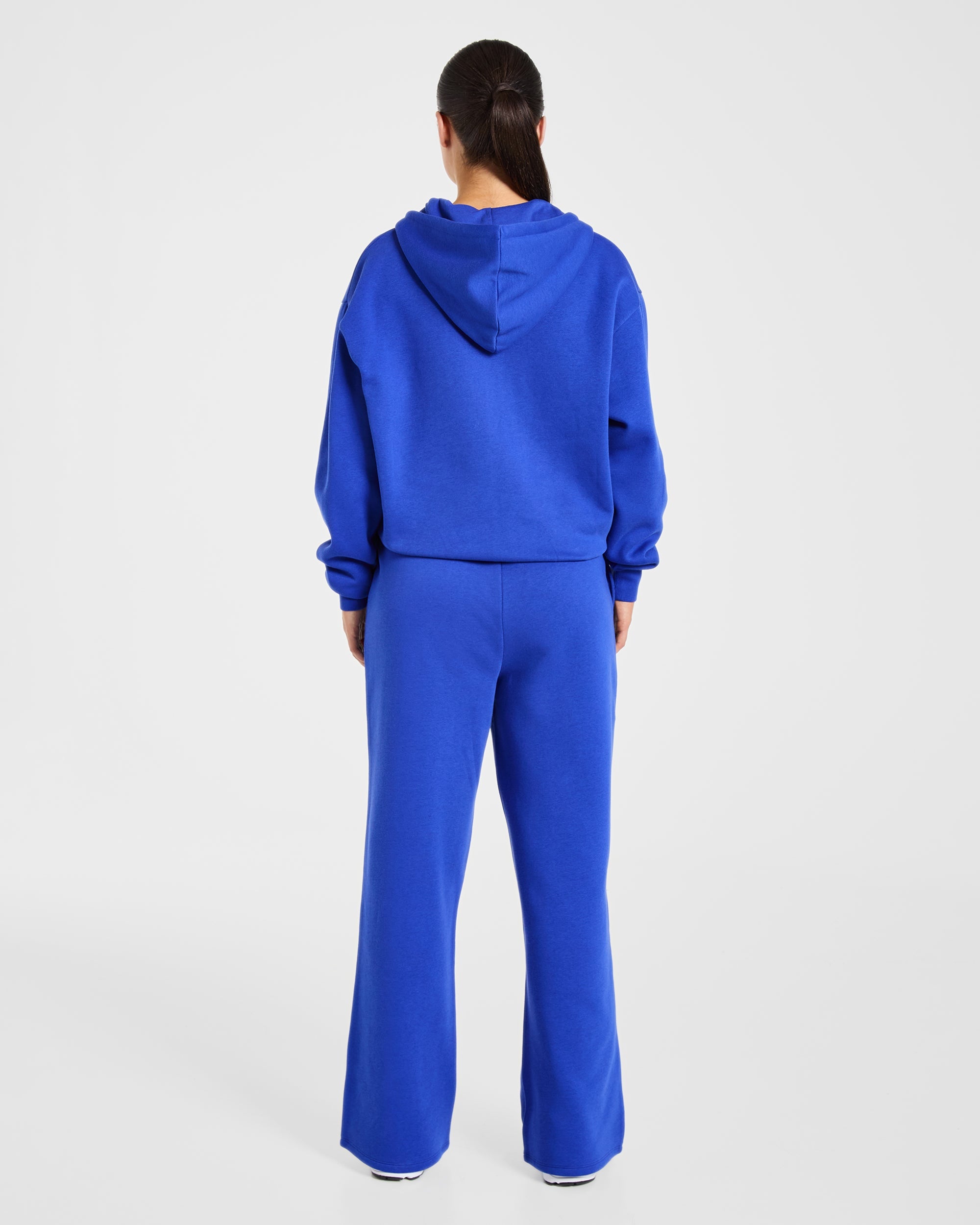 Lifestyle Oversized Straight Leg Joggers - Cobalt