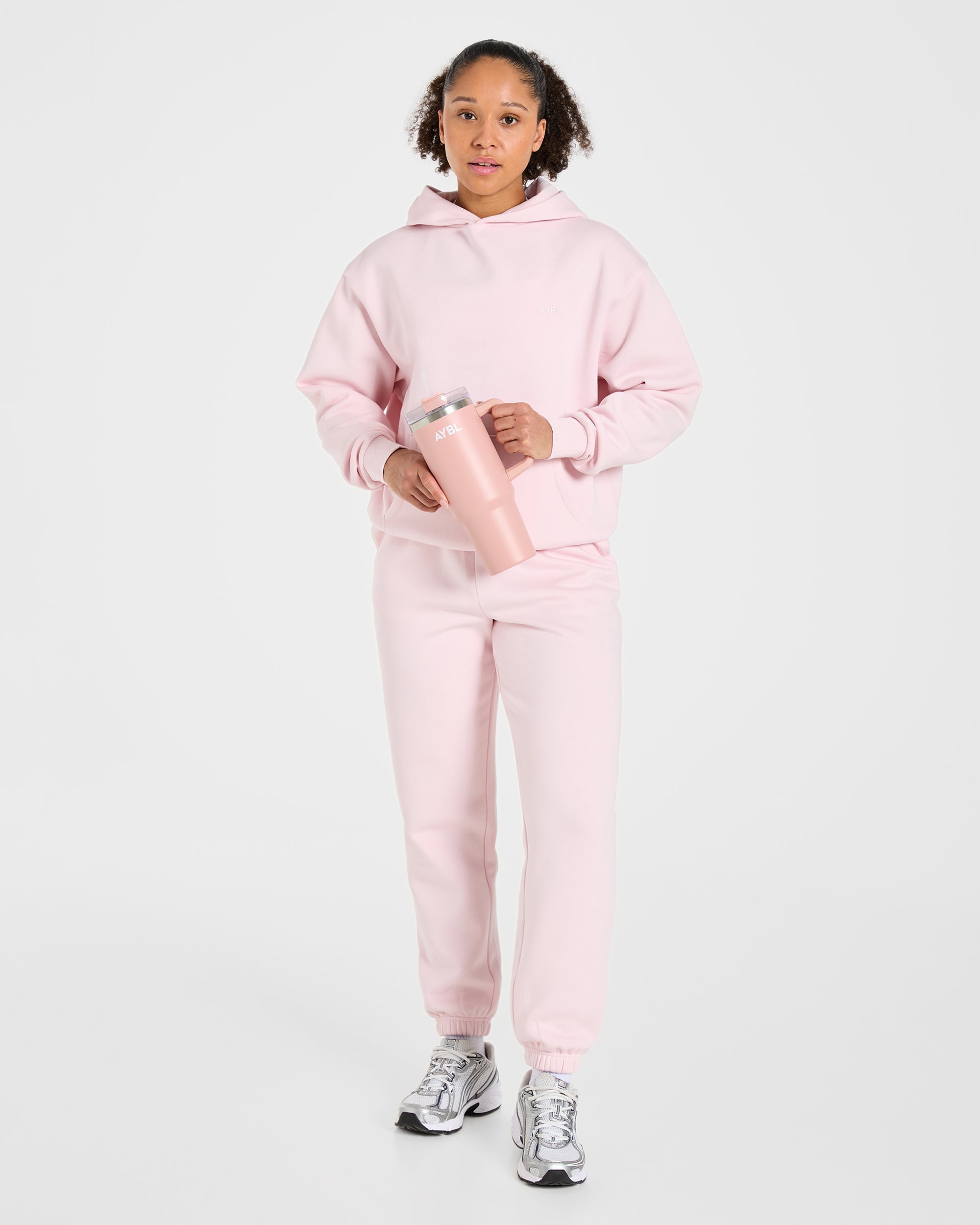 Lifestyle Oversized Hoodie - Pastel Pink