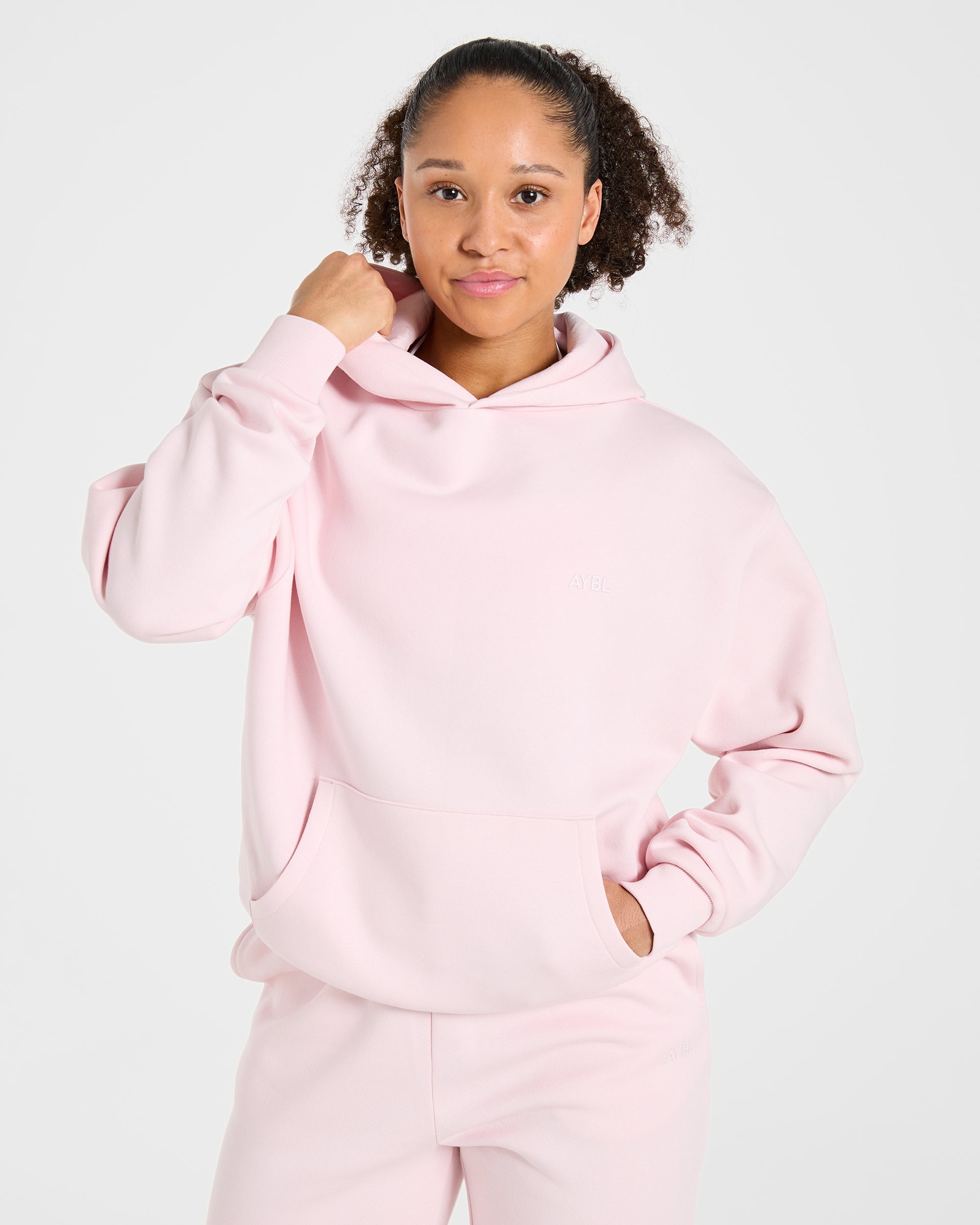Lifestyle Oversized Hoodie - Pastel Pink