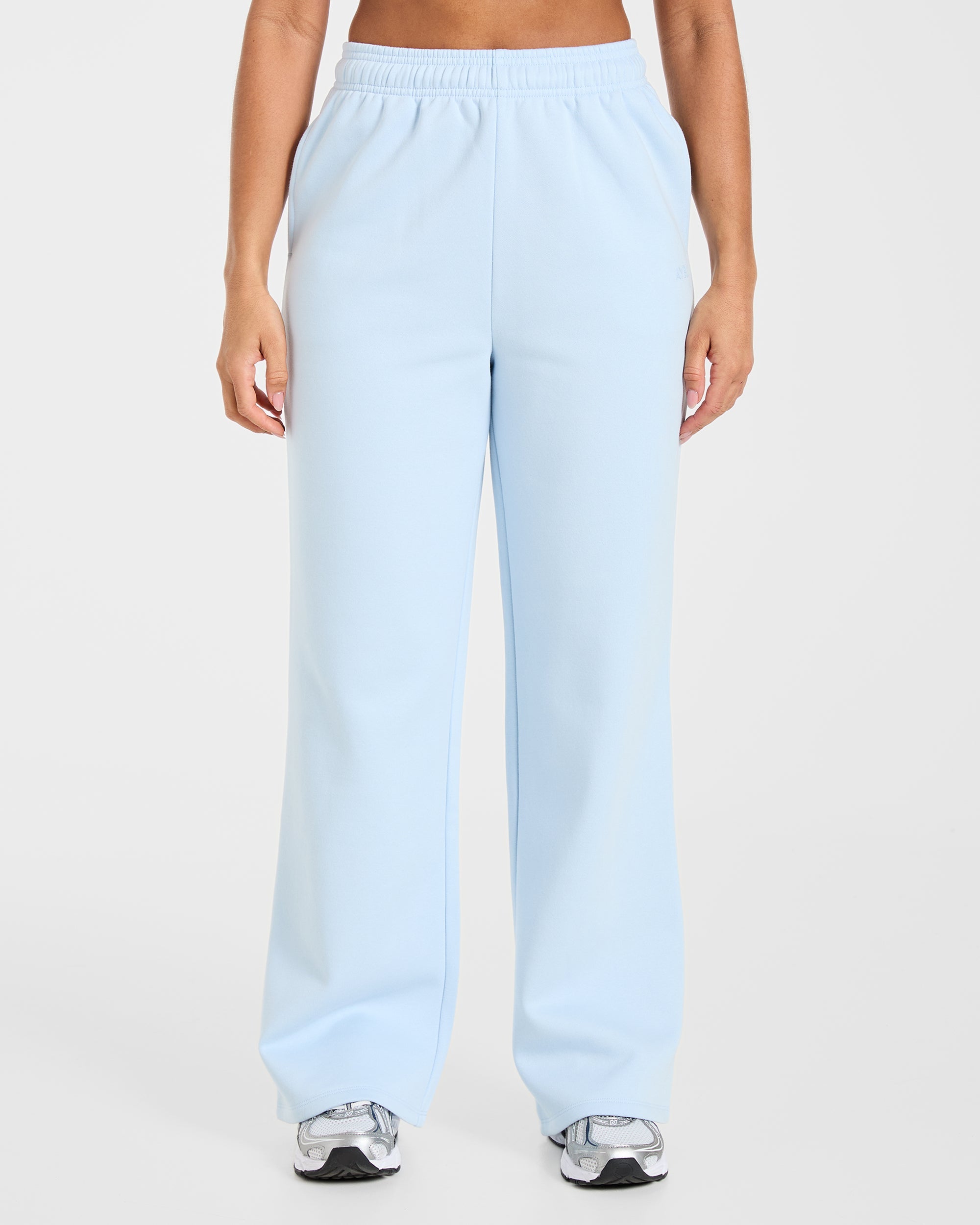 Lifestyle Oversized Straight Leg Joggers - Spring Blue