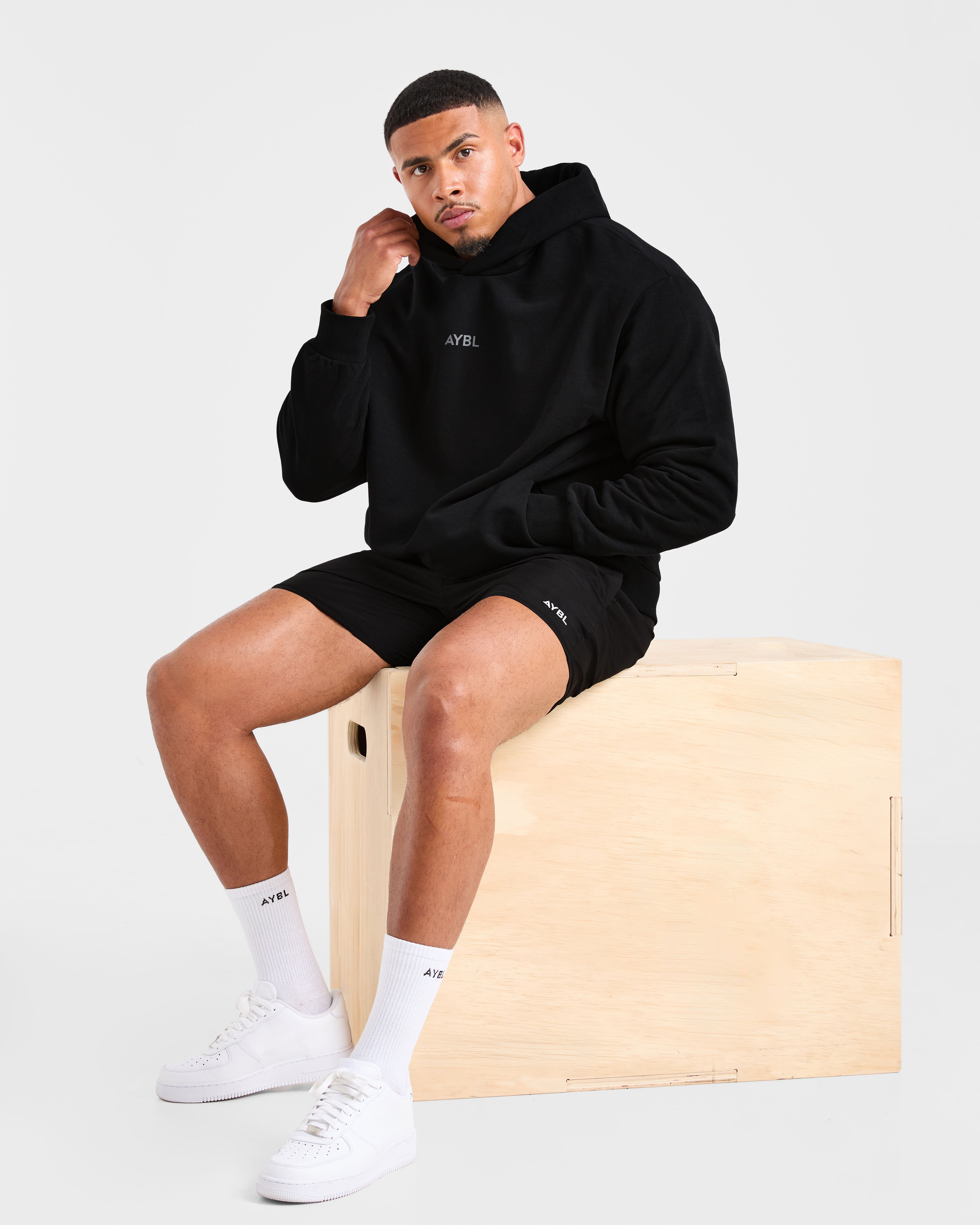 Craft Oversized Hoodie - Black