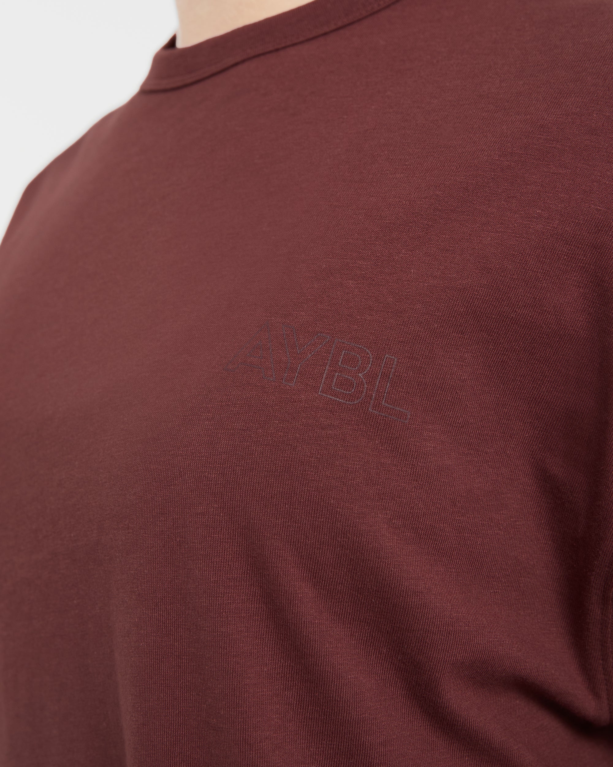 AYBL Athletics Oversized T Shirt - Burgundy