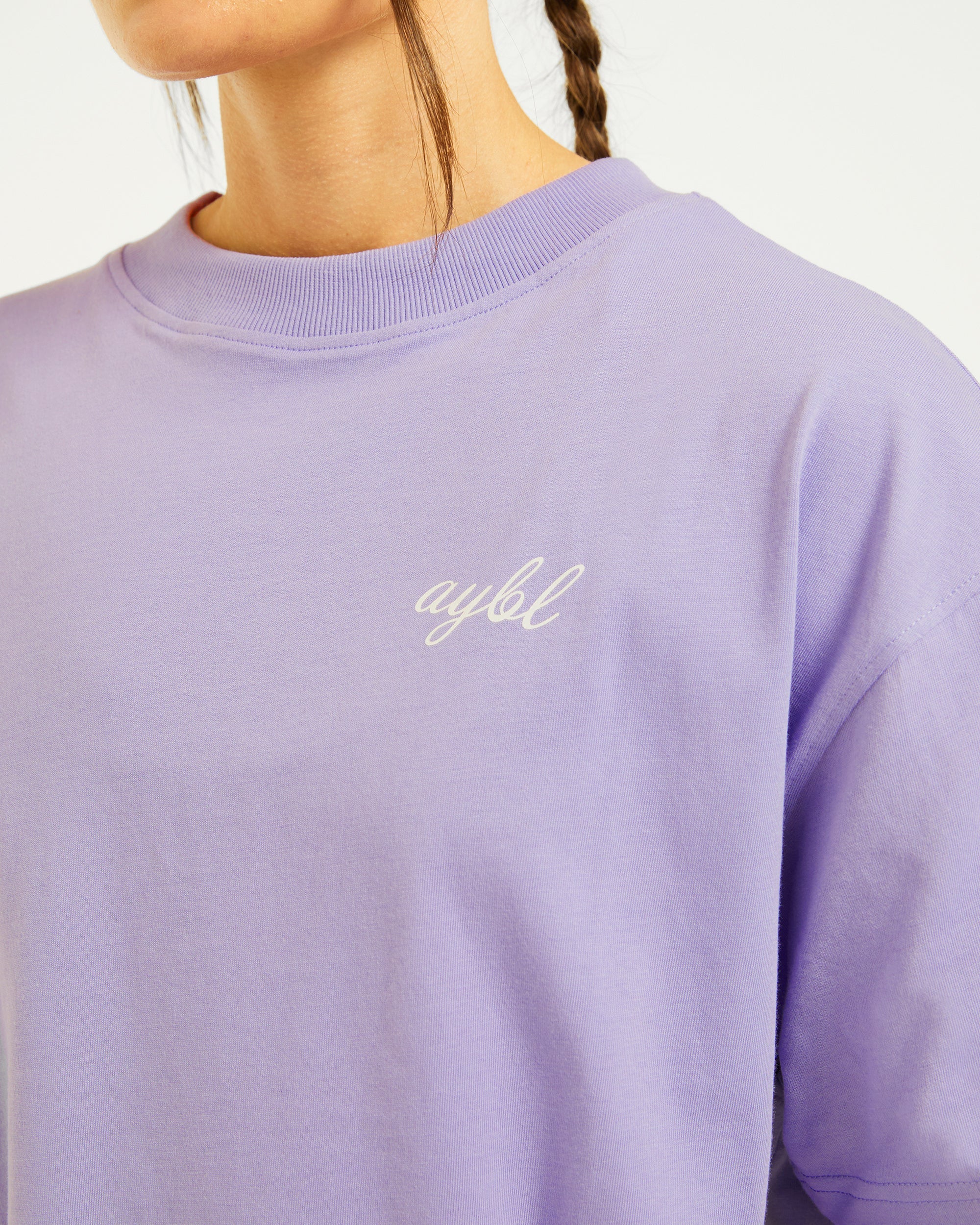 Manifest Oversized T Shirt - Purple