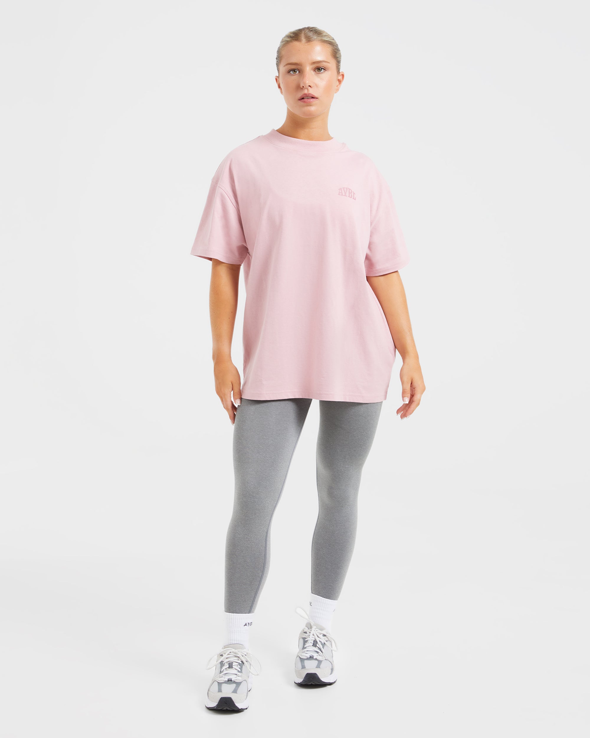 Mind Over Matter Oversized T Shirt - Pink