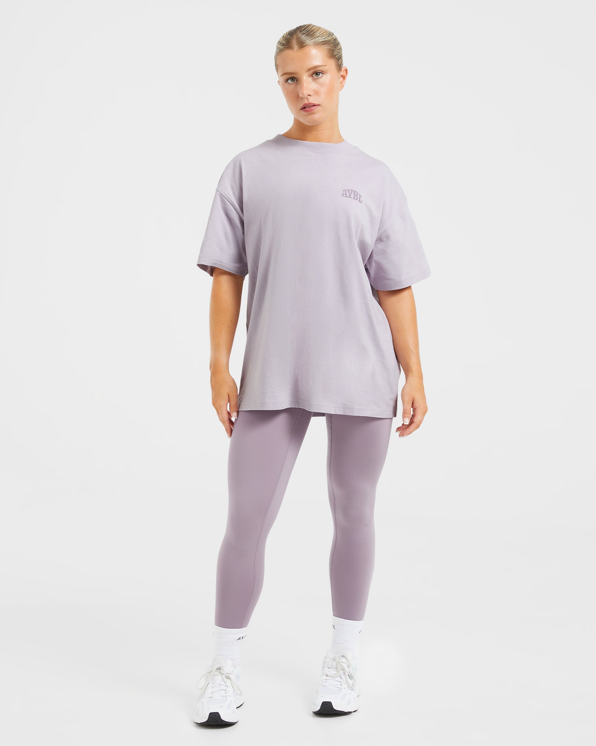 Mind Over Matter Oversized T Shirt - Purple