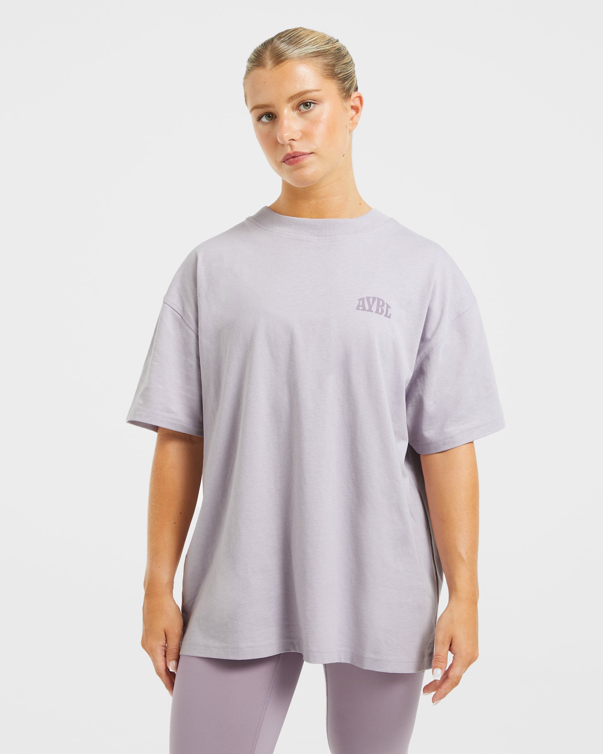 Mind Over Matter Oversized T Shirt - Purple