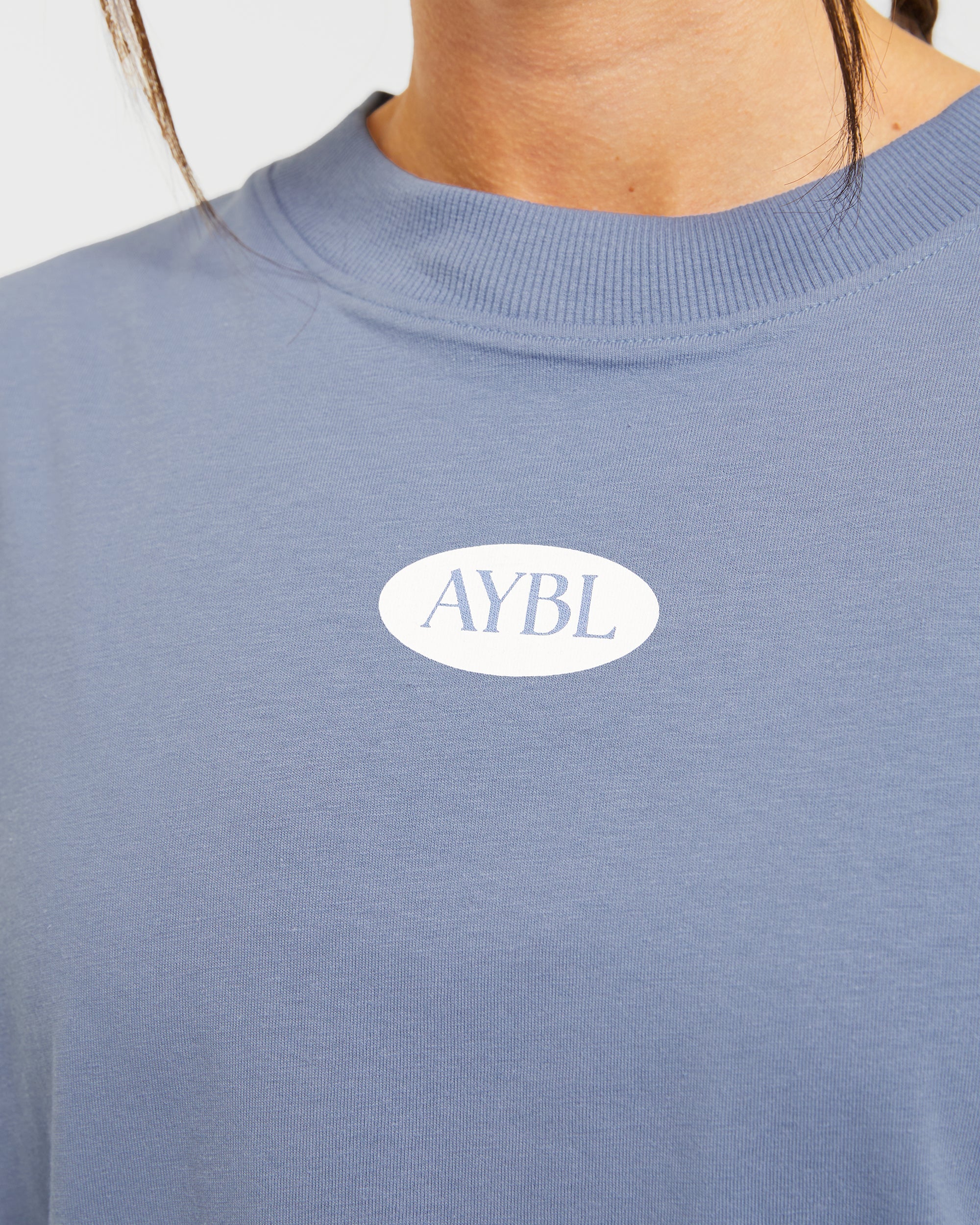 AYBL Lifestyle Oversized T Shirt - Cornflower Blue