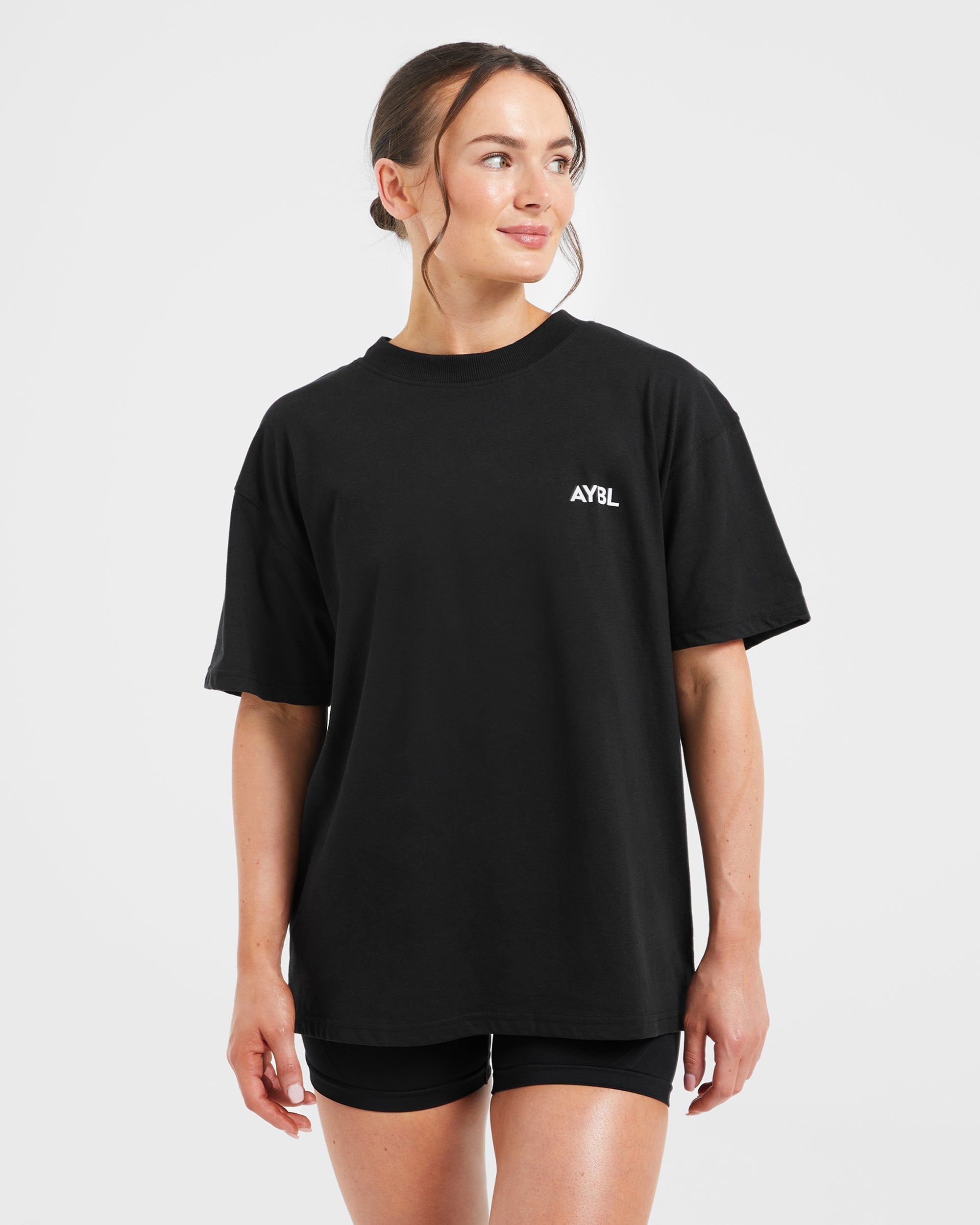 AYBL Club Oversized T Shirt - Black