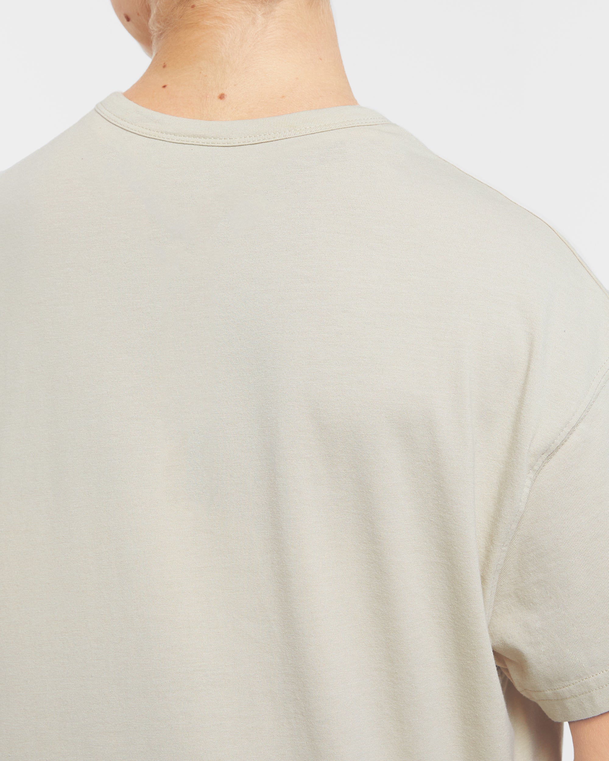 Varsity Oversized T Shirt - Beige