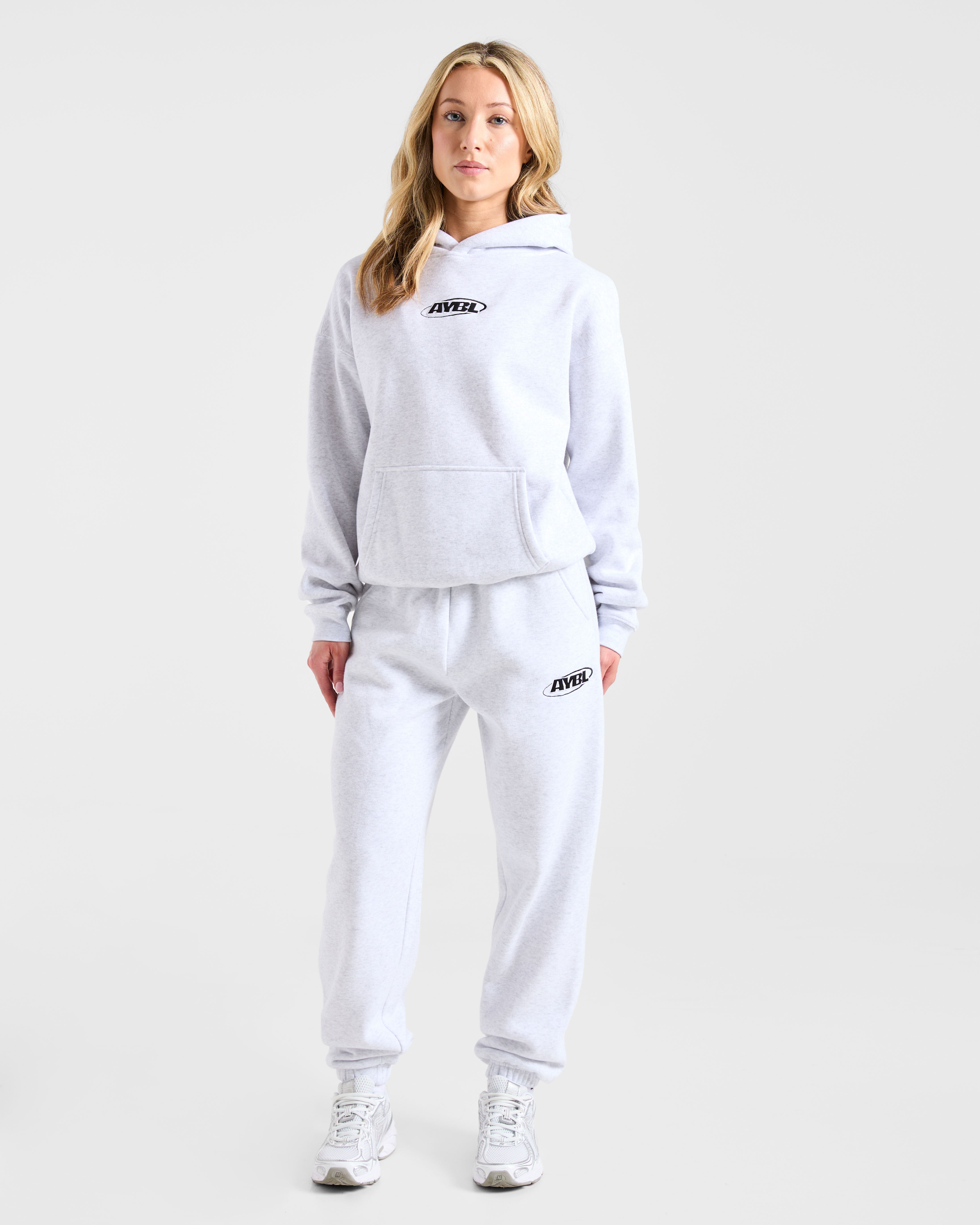 Sports Essentials Oversized Joggers - Heather Grey/Black