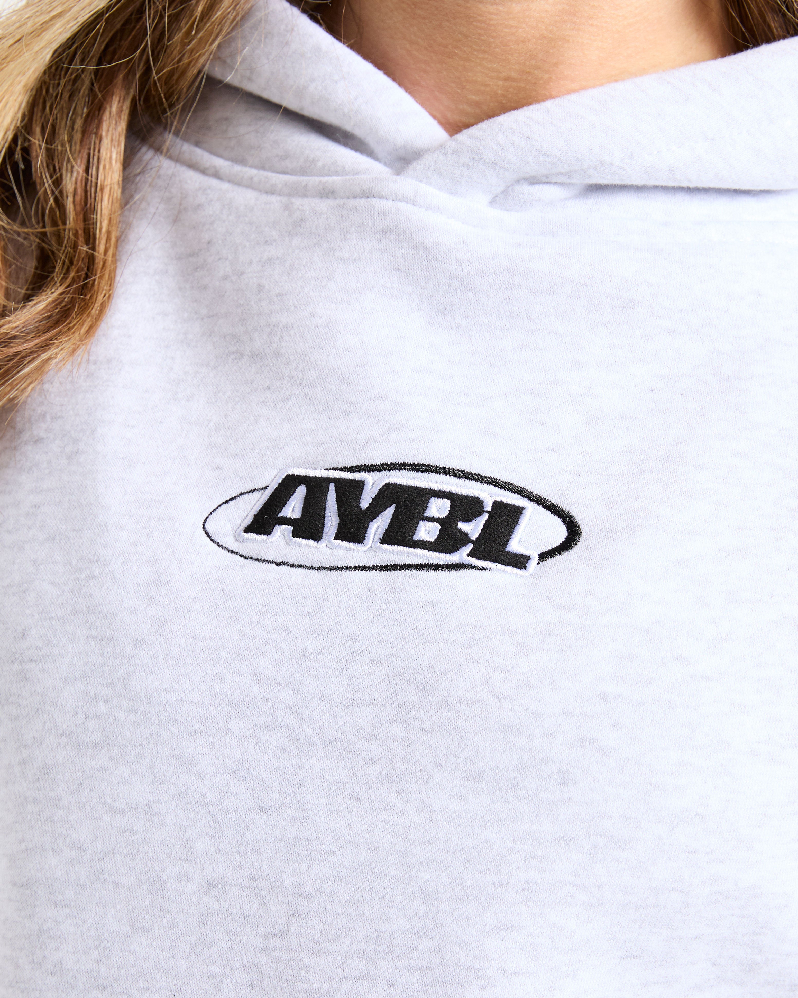 Sports Essentials Oversized Hoodie - Heather Grey/Black