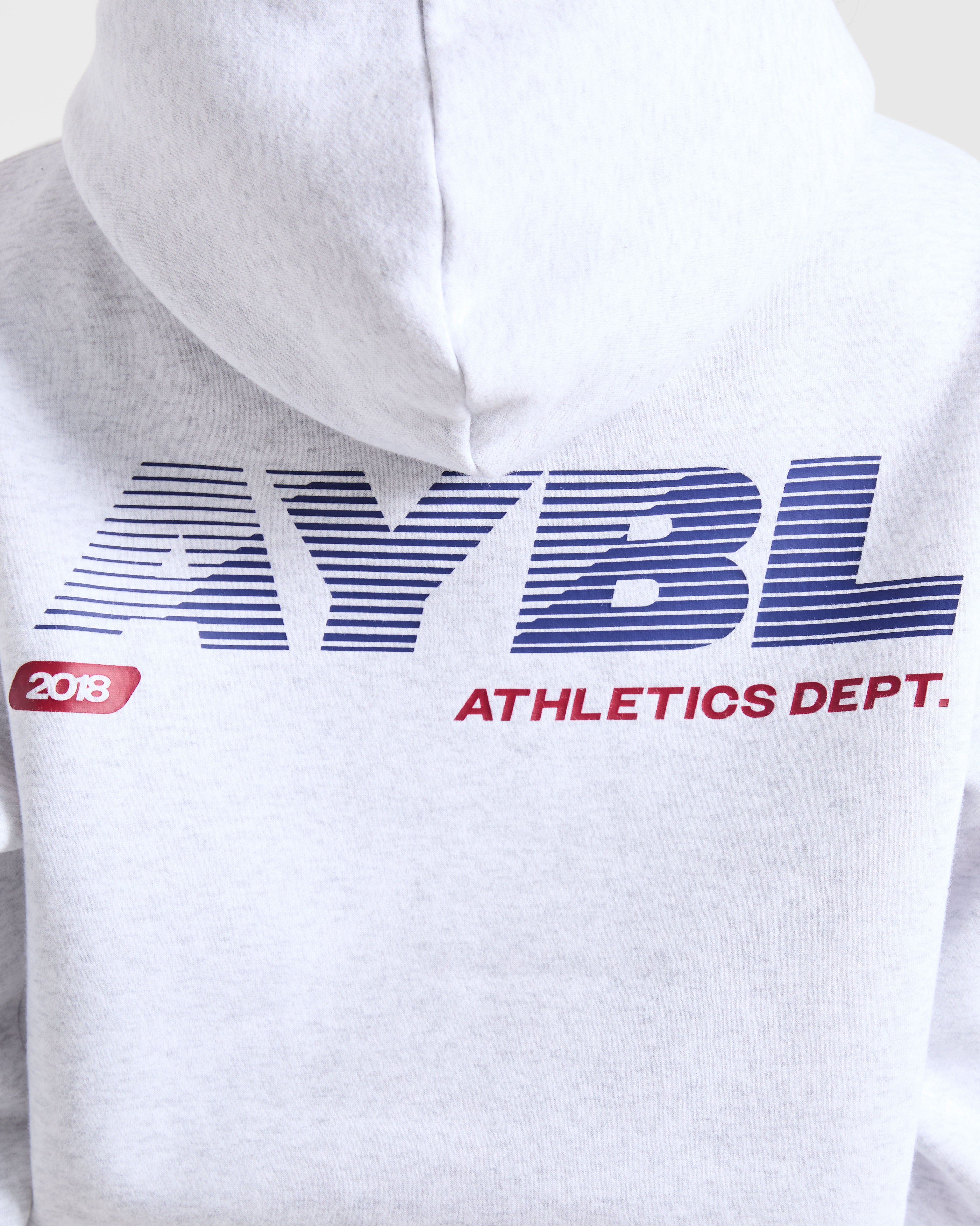 Athletics Dept Oversized Hoodie - Grey Marl