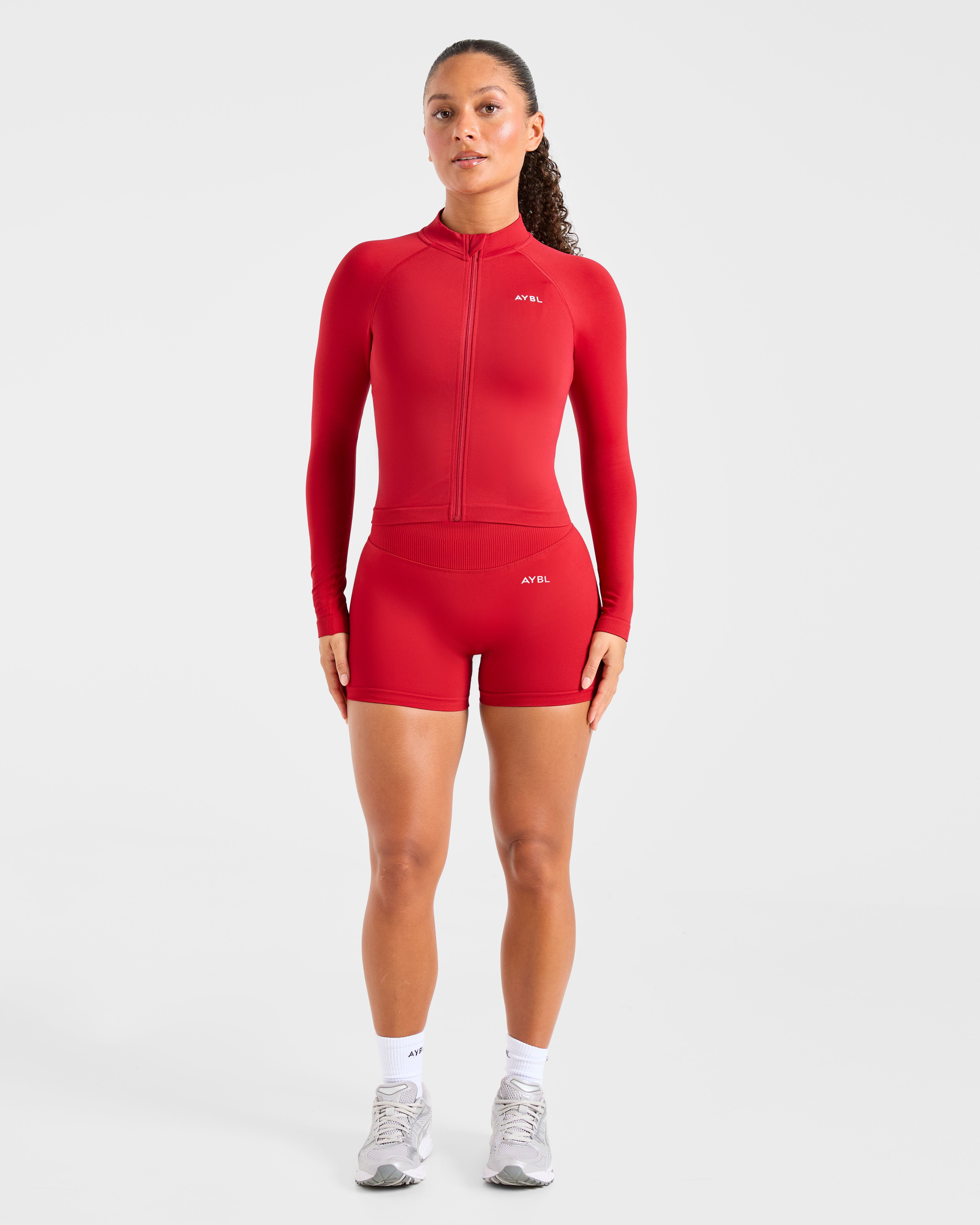 Enhance Seamless Jacket - Red