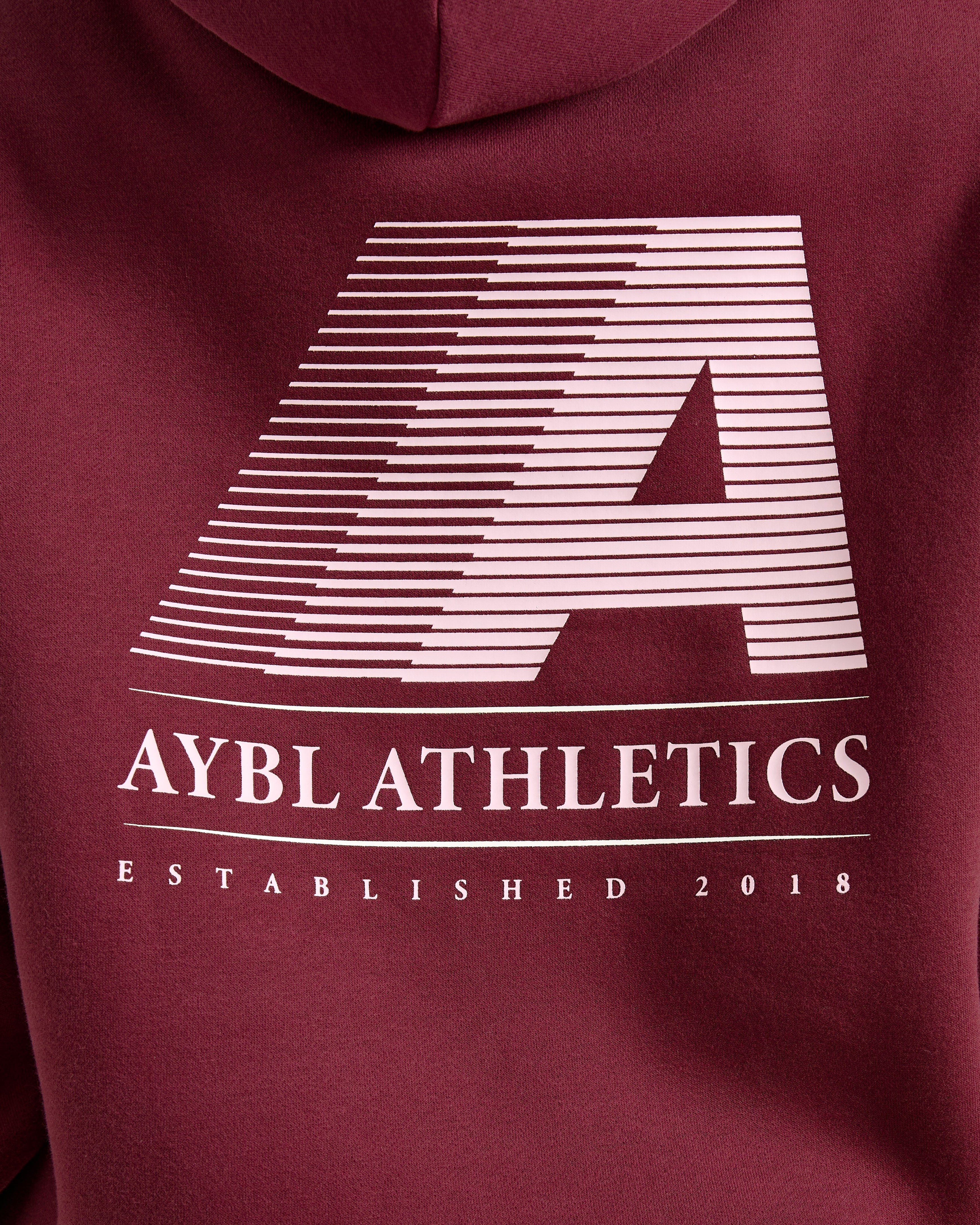 Retro Athletics Oversized Hoodie - Deep Raspberry/Pink