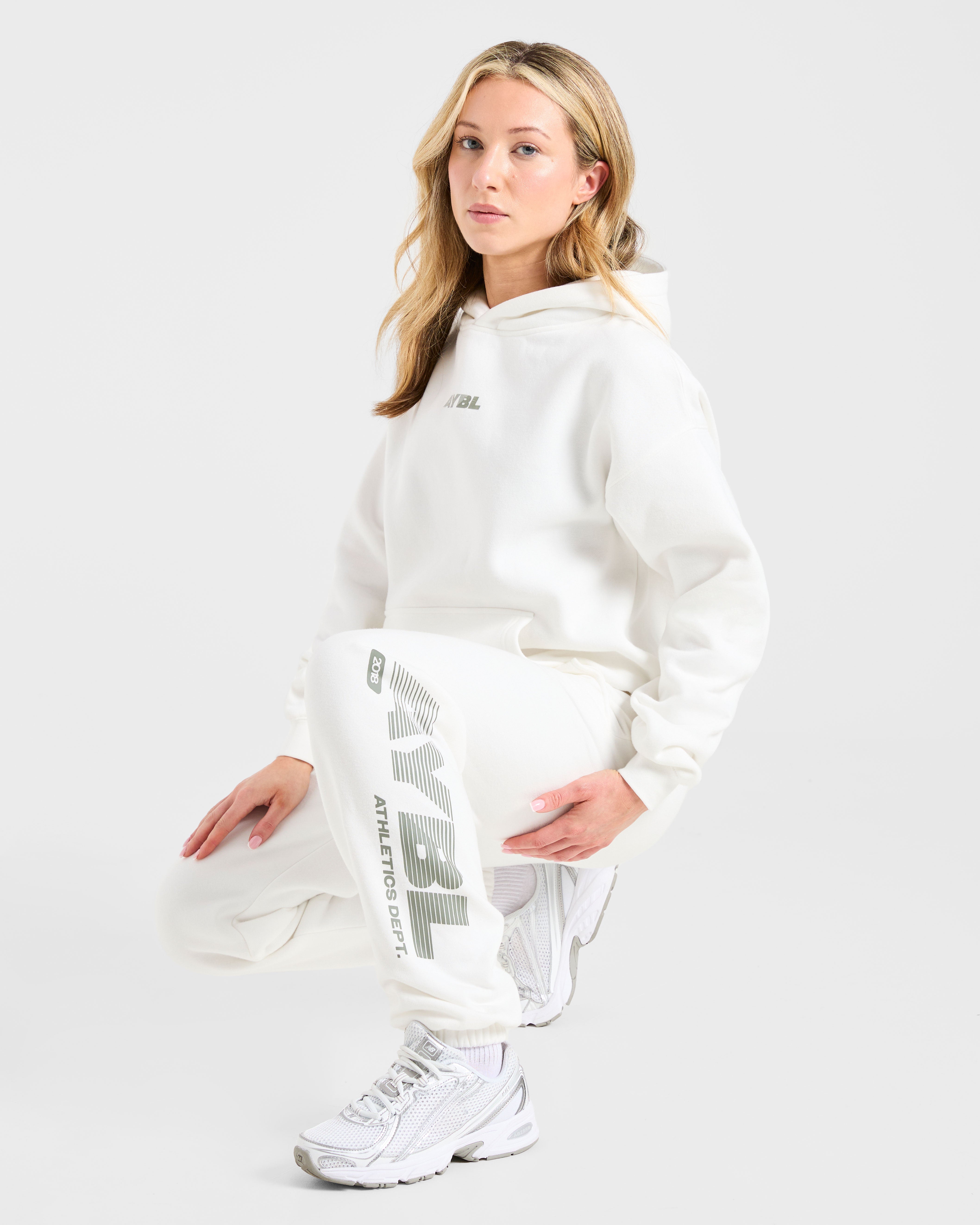 Athletics Dept Oversized Hoodie - Off White