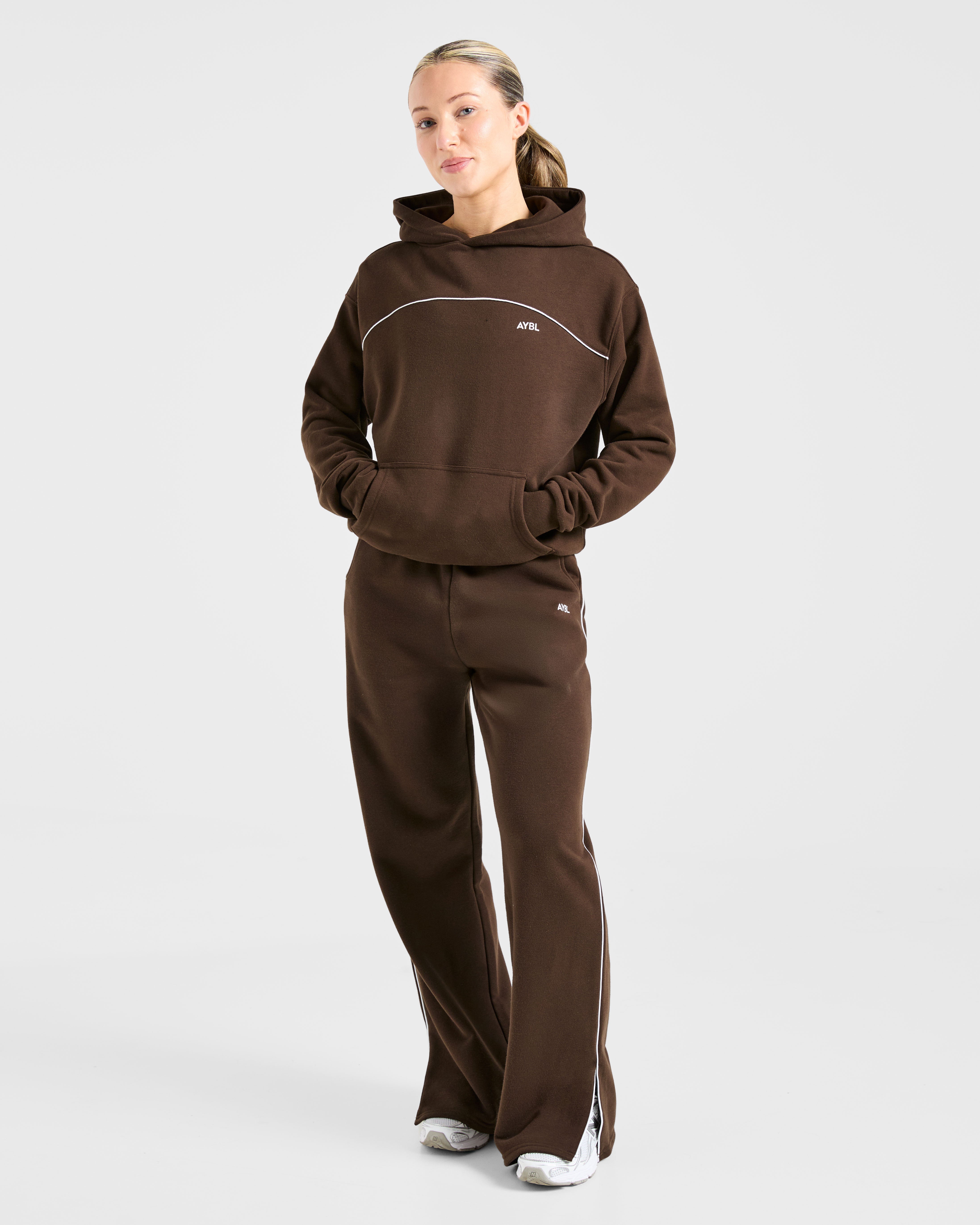 Form Straight Leg Joggers - Coffee Bean