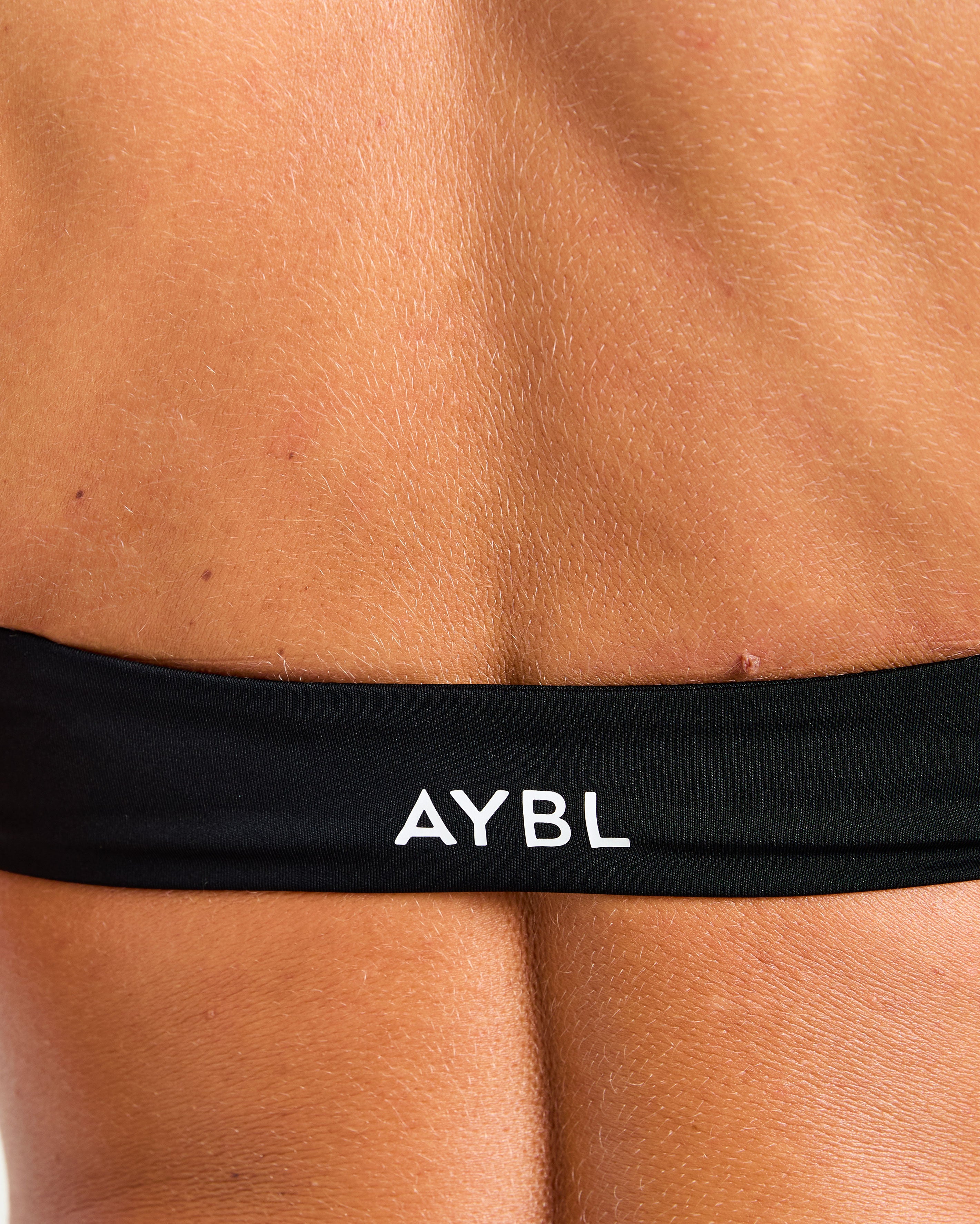 Essential Bandeau Sports Bra - Black