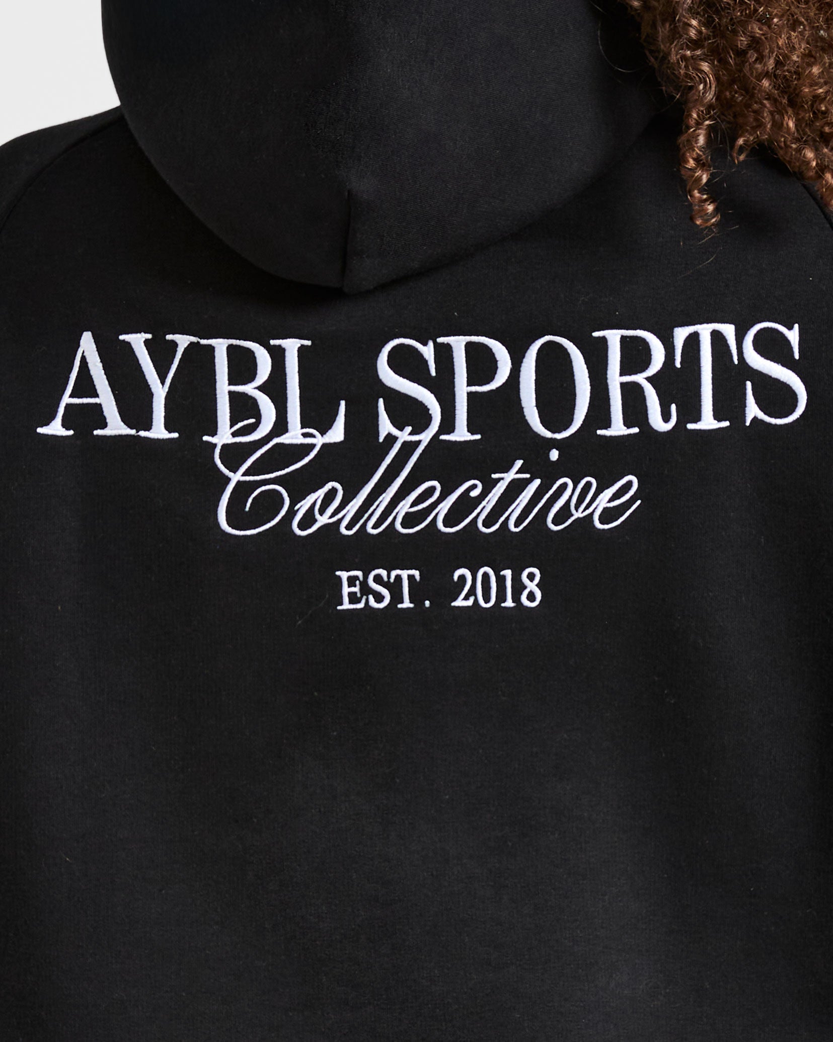 Sports Collective Oversized Hoodie - Black