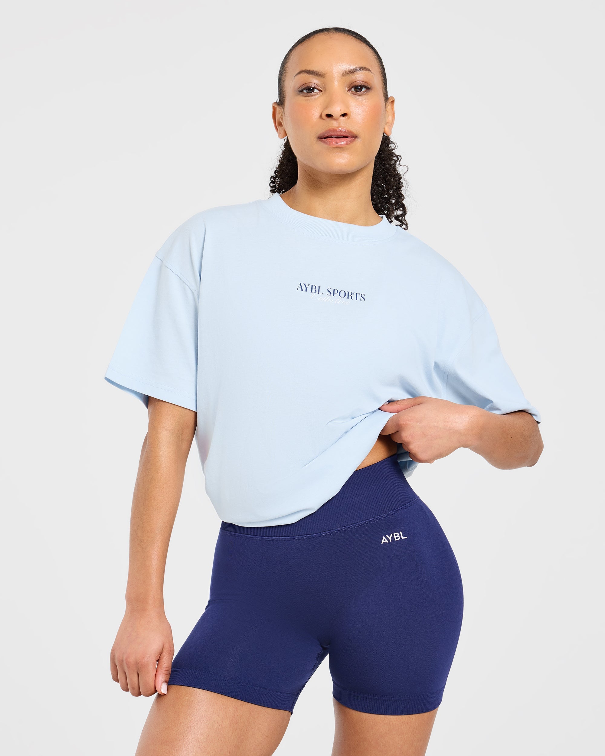 Sports Collective Oversized T Shirt - Blue