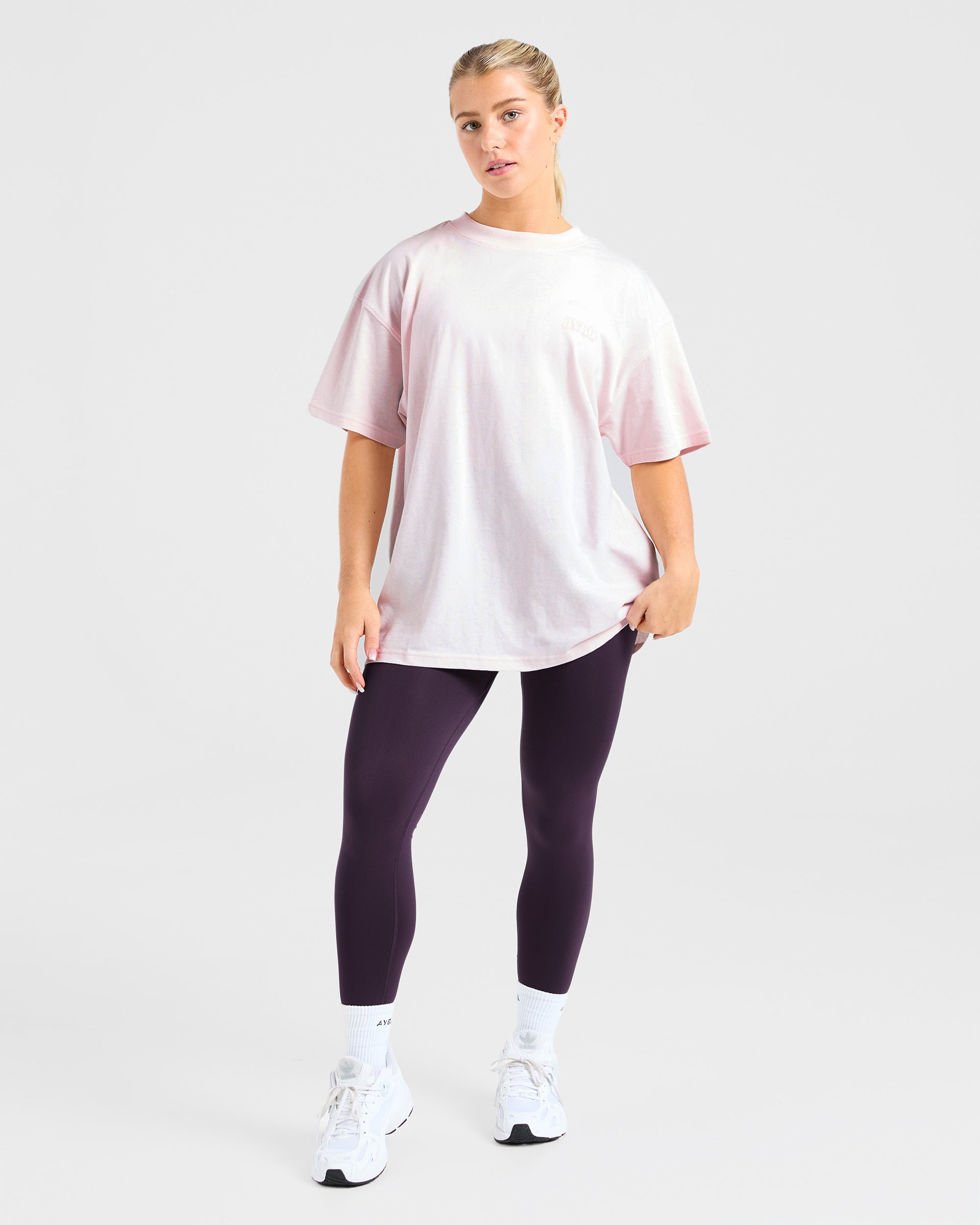 Gym Girl Era Oversized T Shirt - Pink