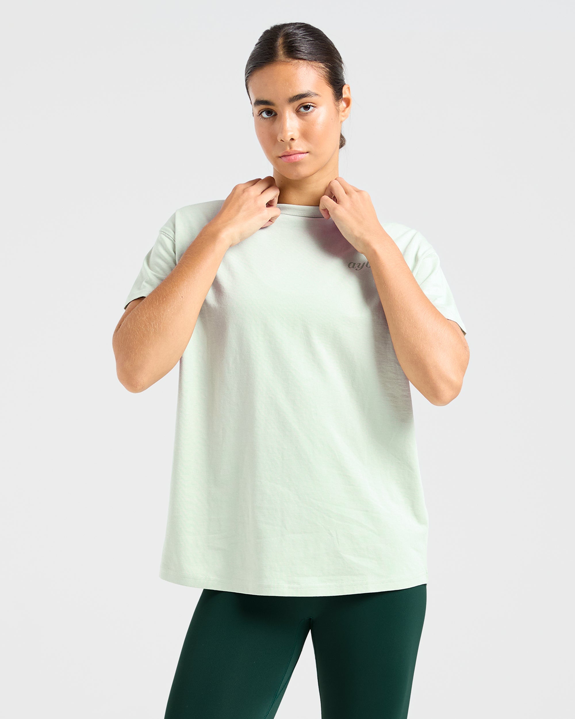 Show Yourself Kindness Oversized T Shirt - Green