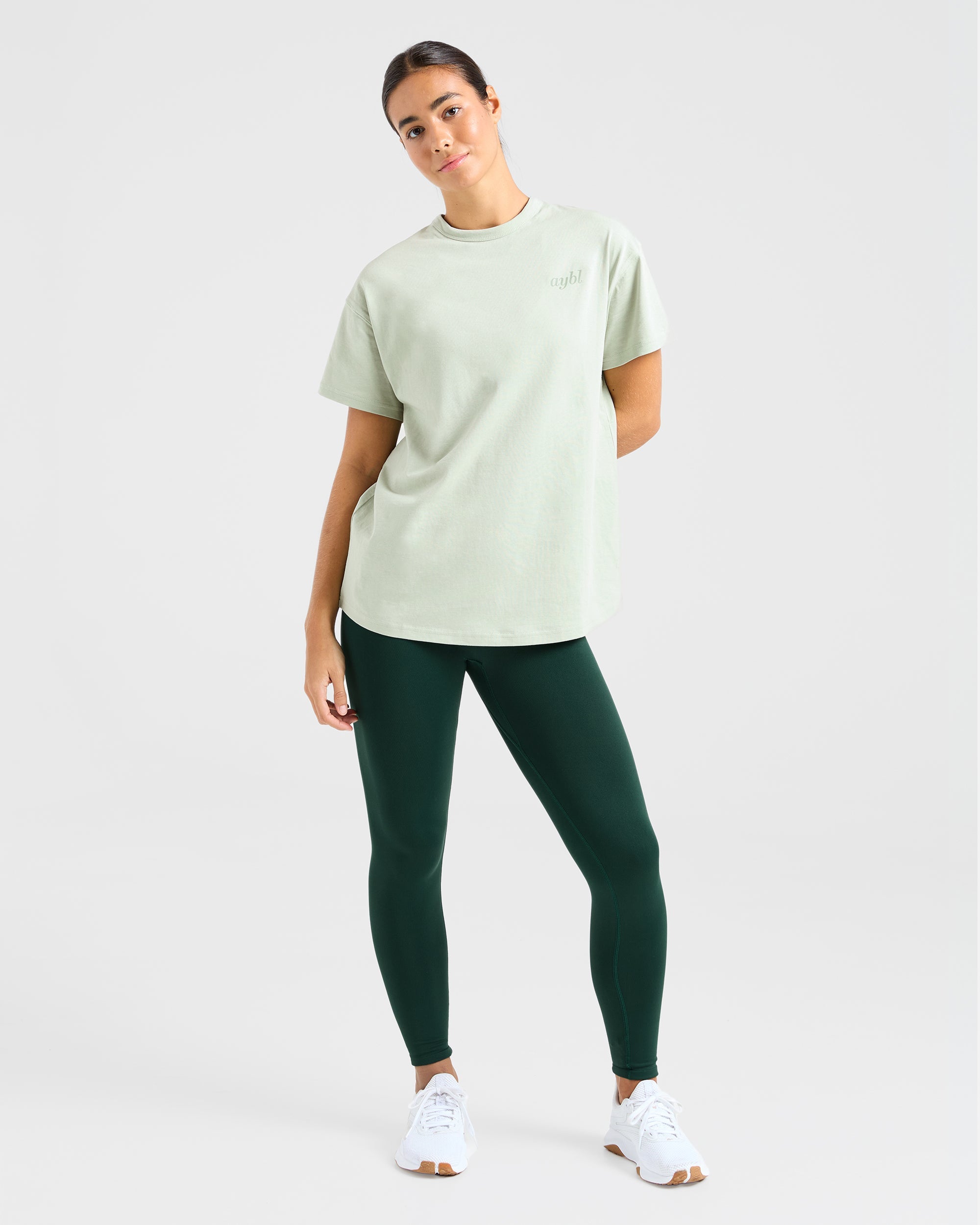 Show Yourself Kindness Oversized T Shirt - Green