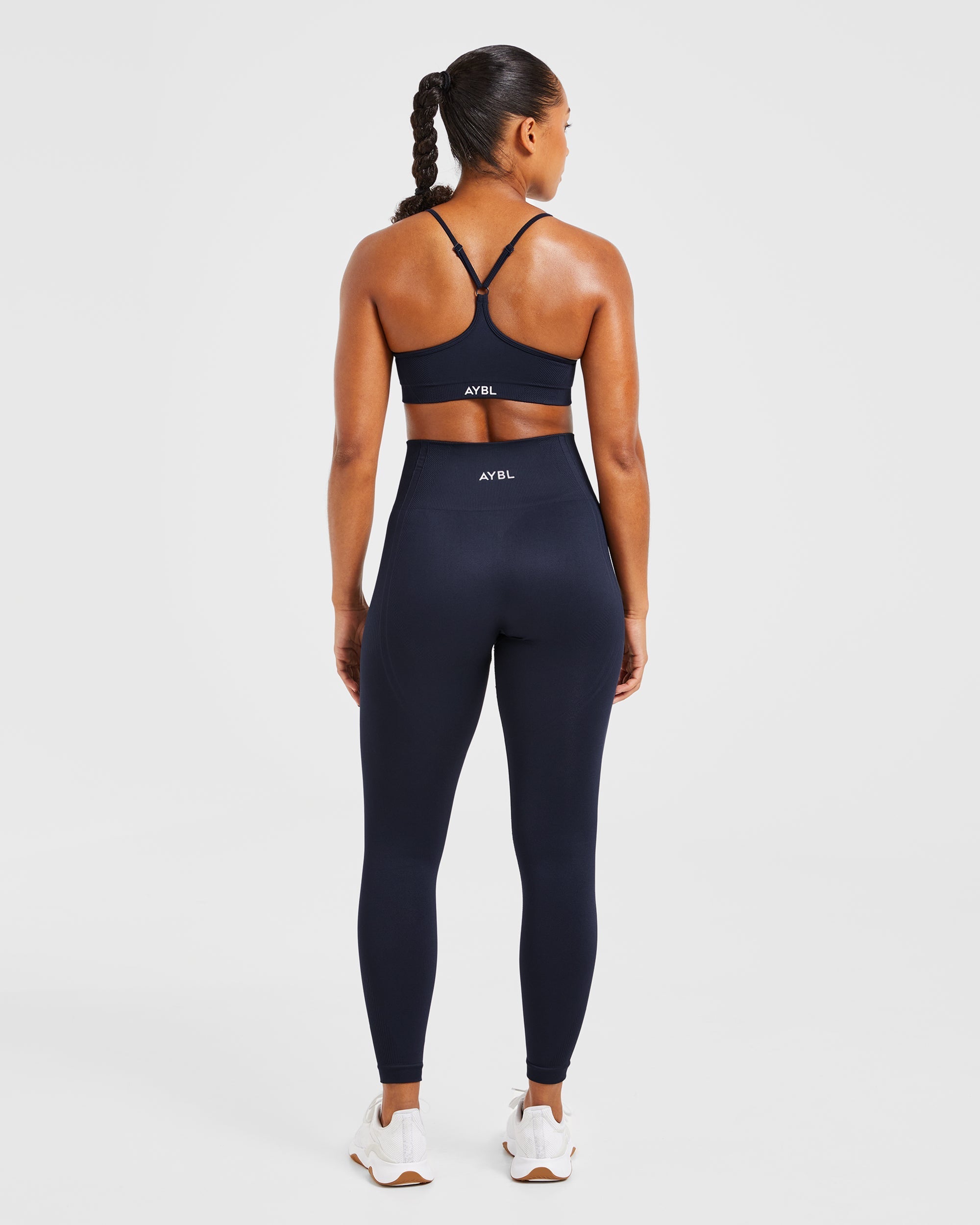 Balance V3 Seamless Strappy Sports Bra - Navy