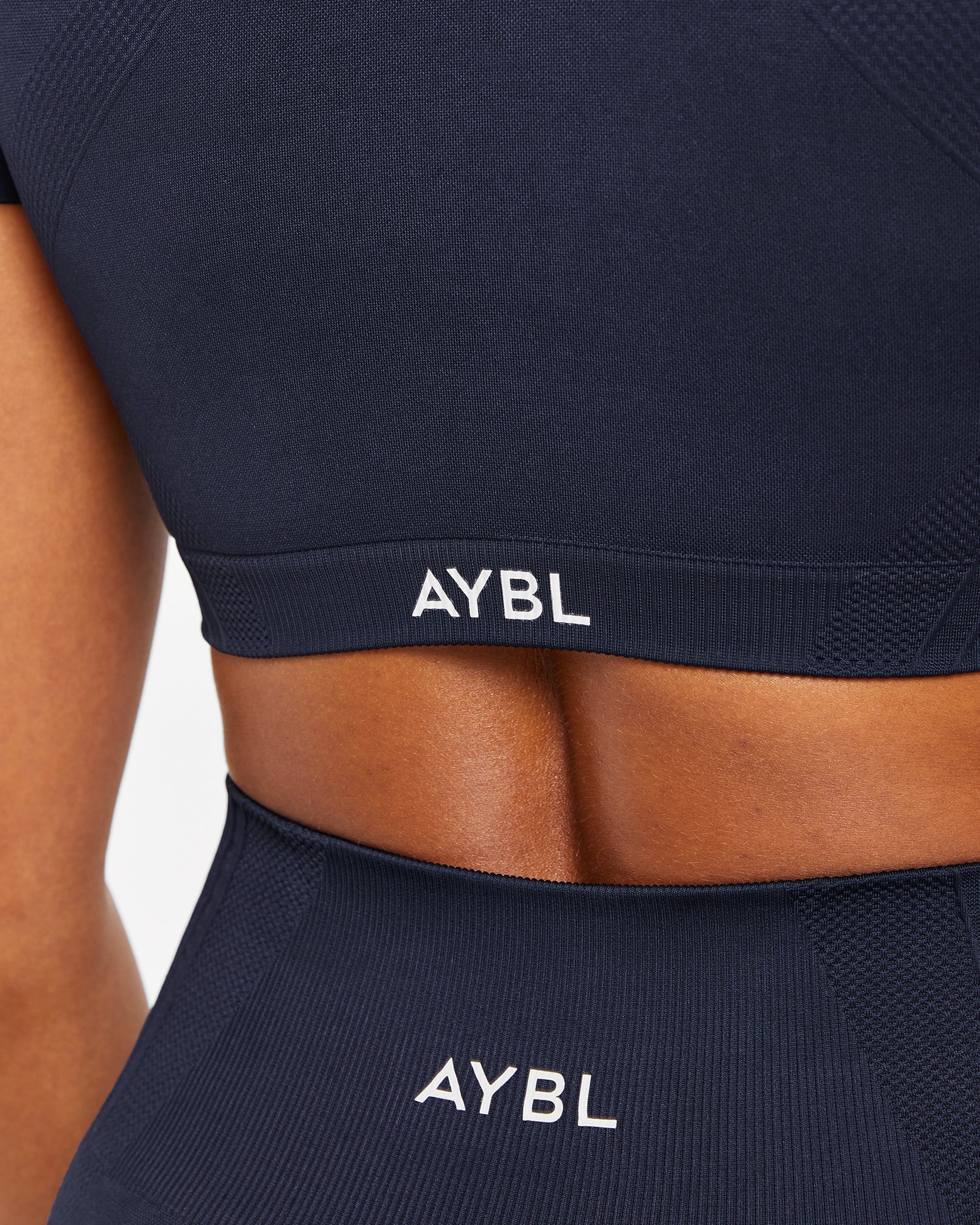 Balance V3 Seamless Crop Top - Navy