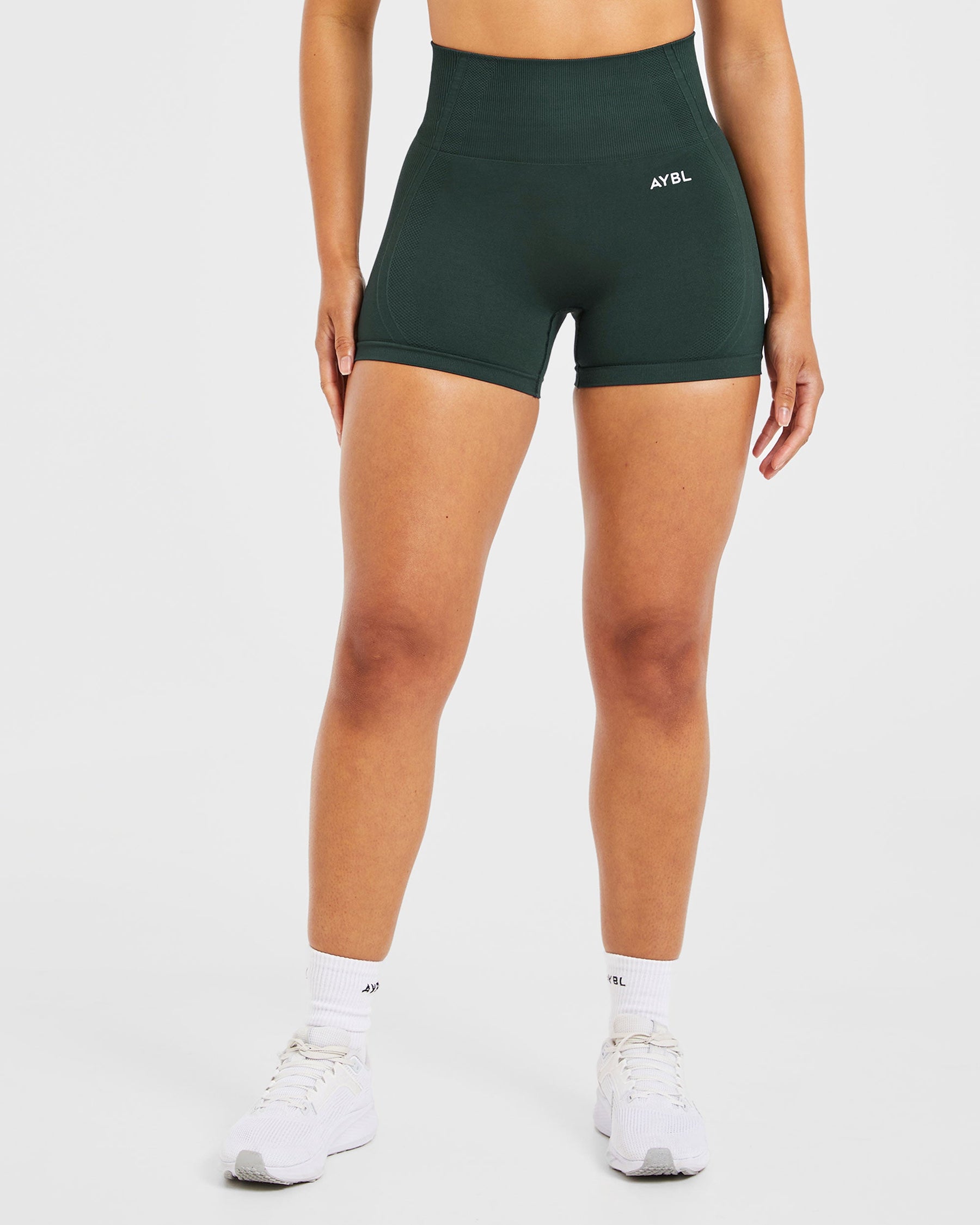 Kane Green Textured Smart Shorts