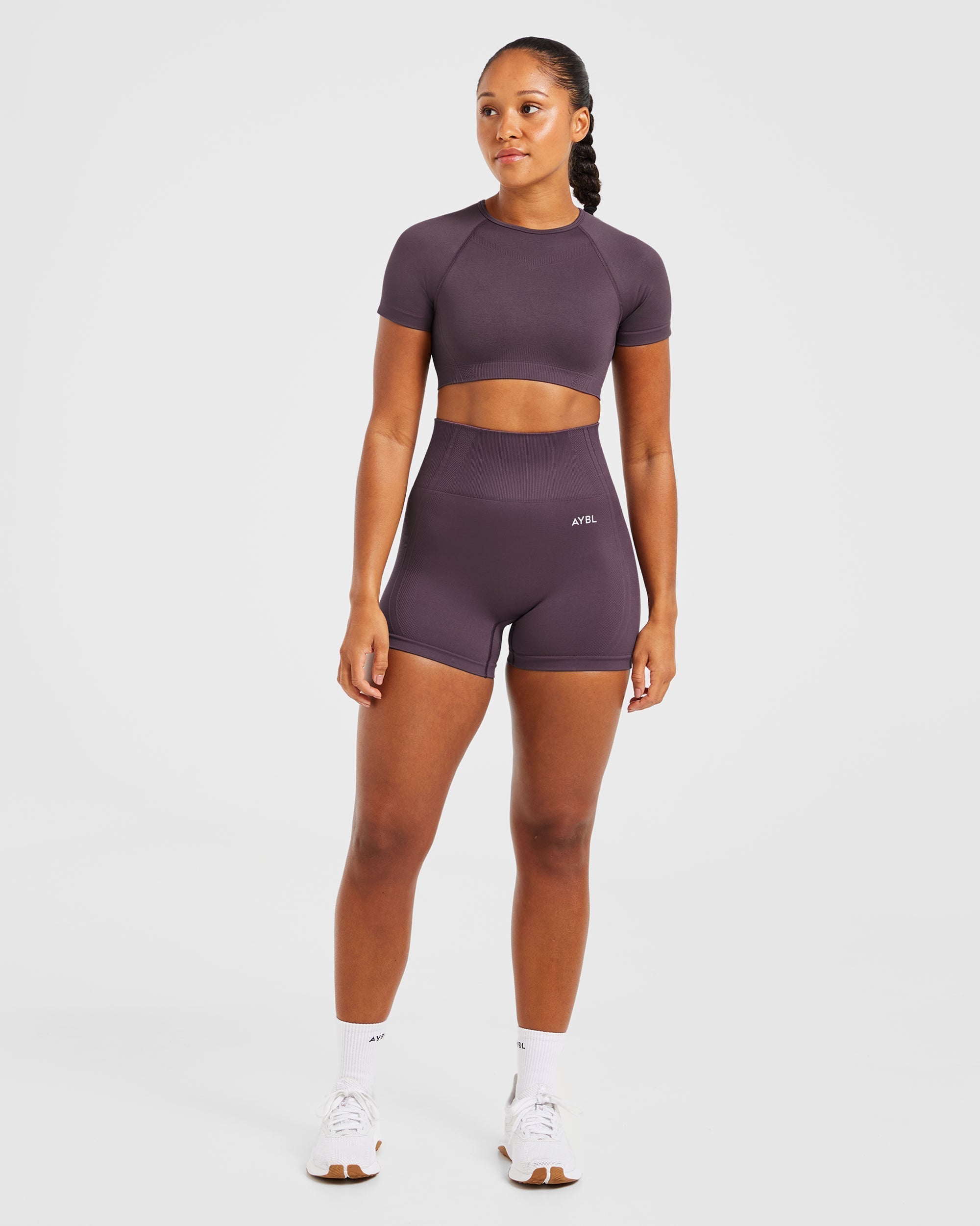 Balance V3 Seamless Crop Top - Purple